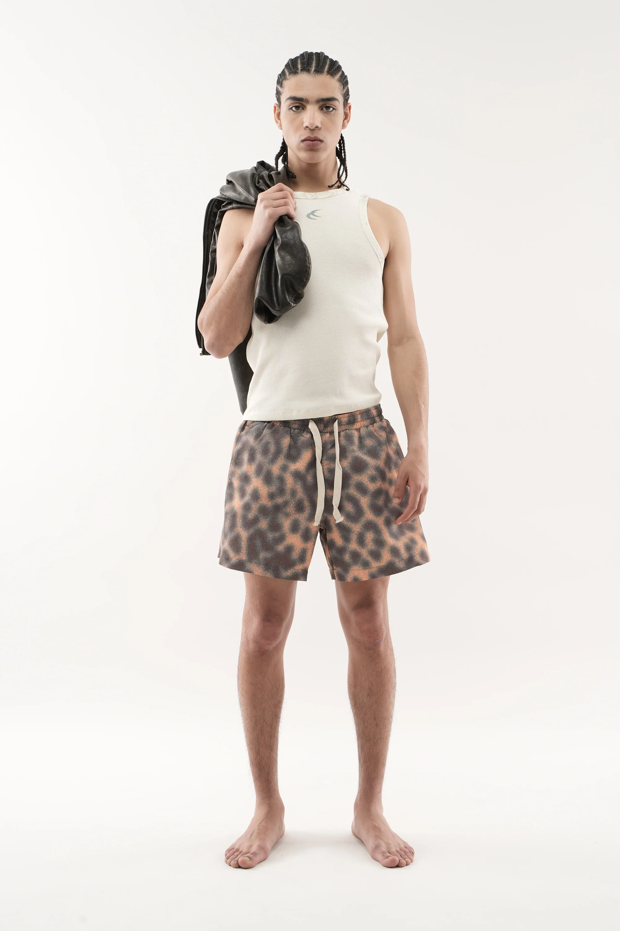 Animal Ecru Waffle SCFF Tank Top - Image 7