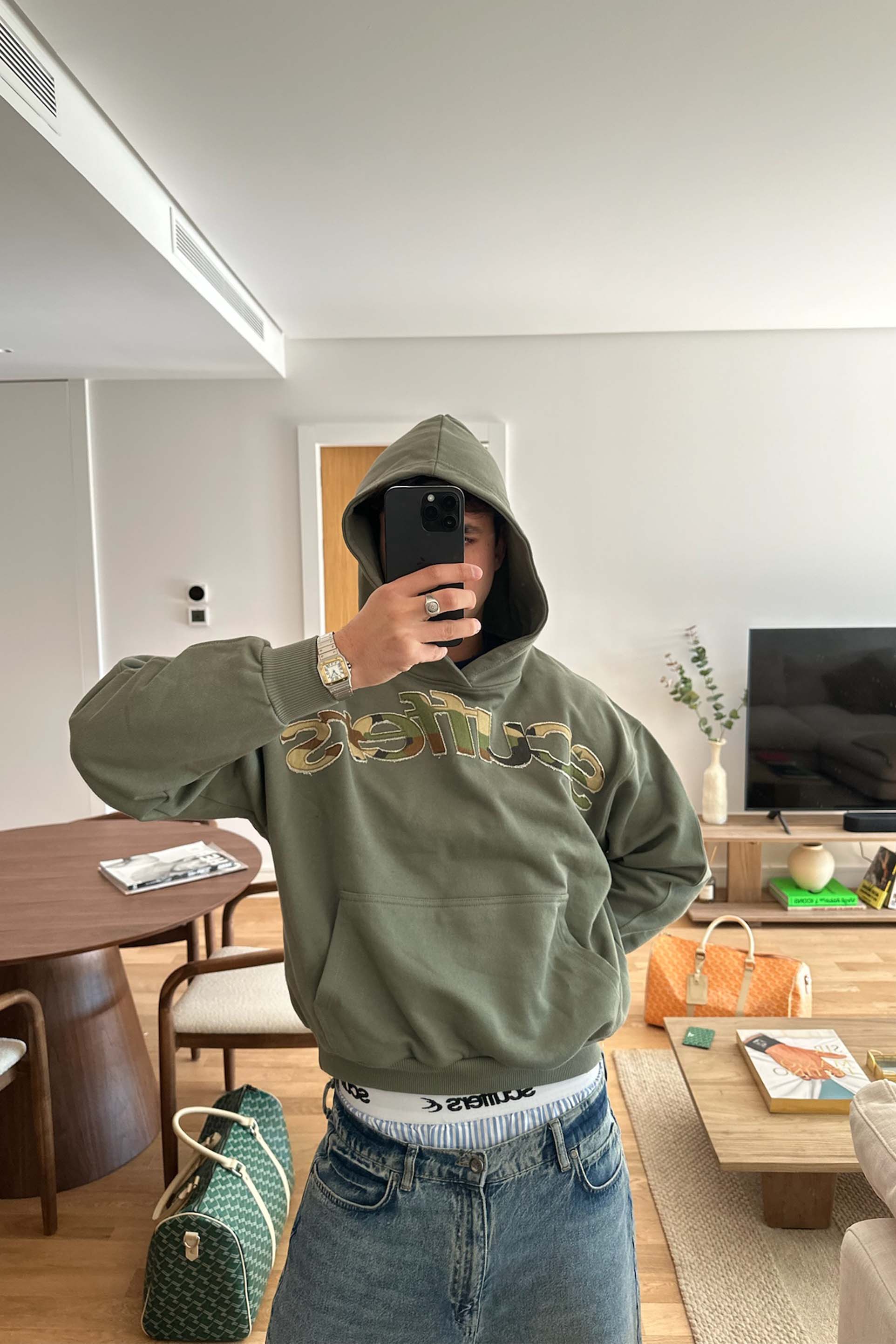 Animal Green Hoodie - Image 4