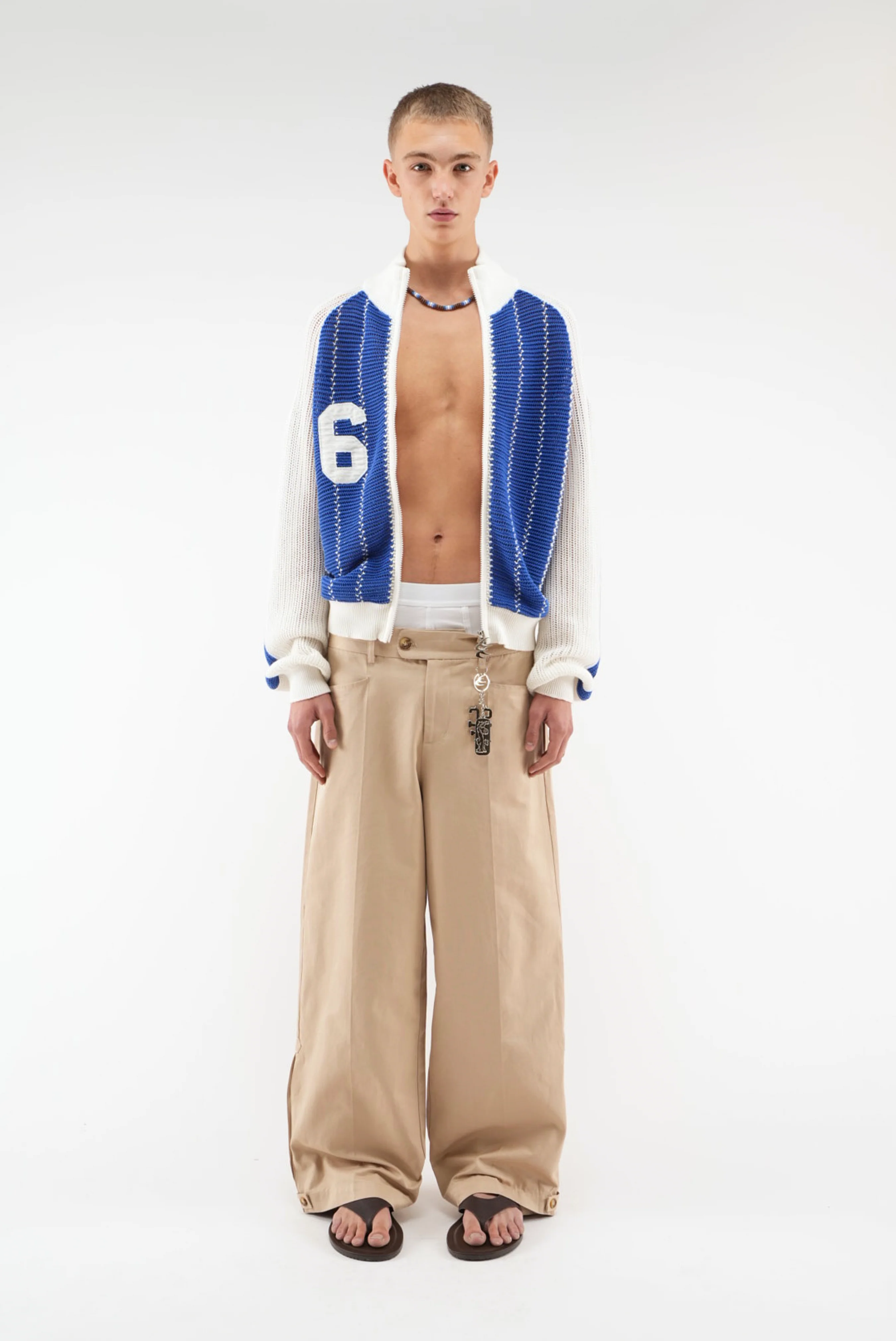 Beacon Navy Knit Zipper - Image 2