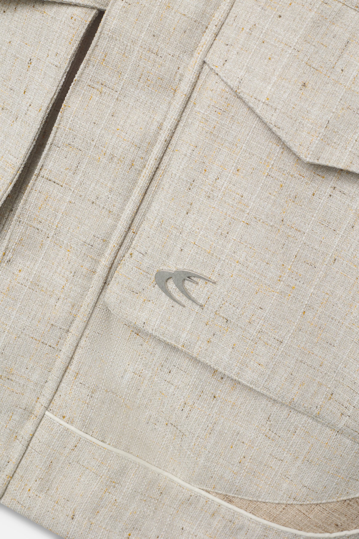Boucle Essential Ecru Windbreaker - Image 8