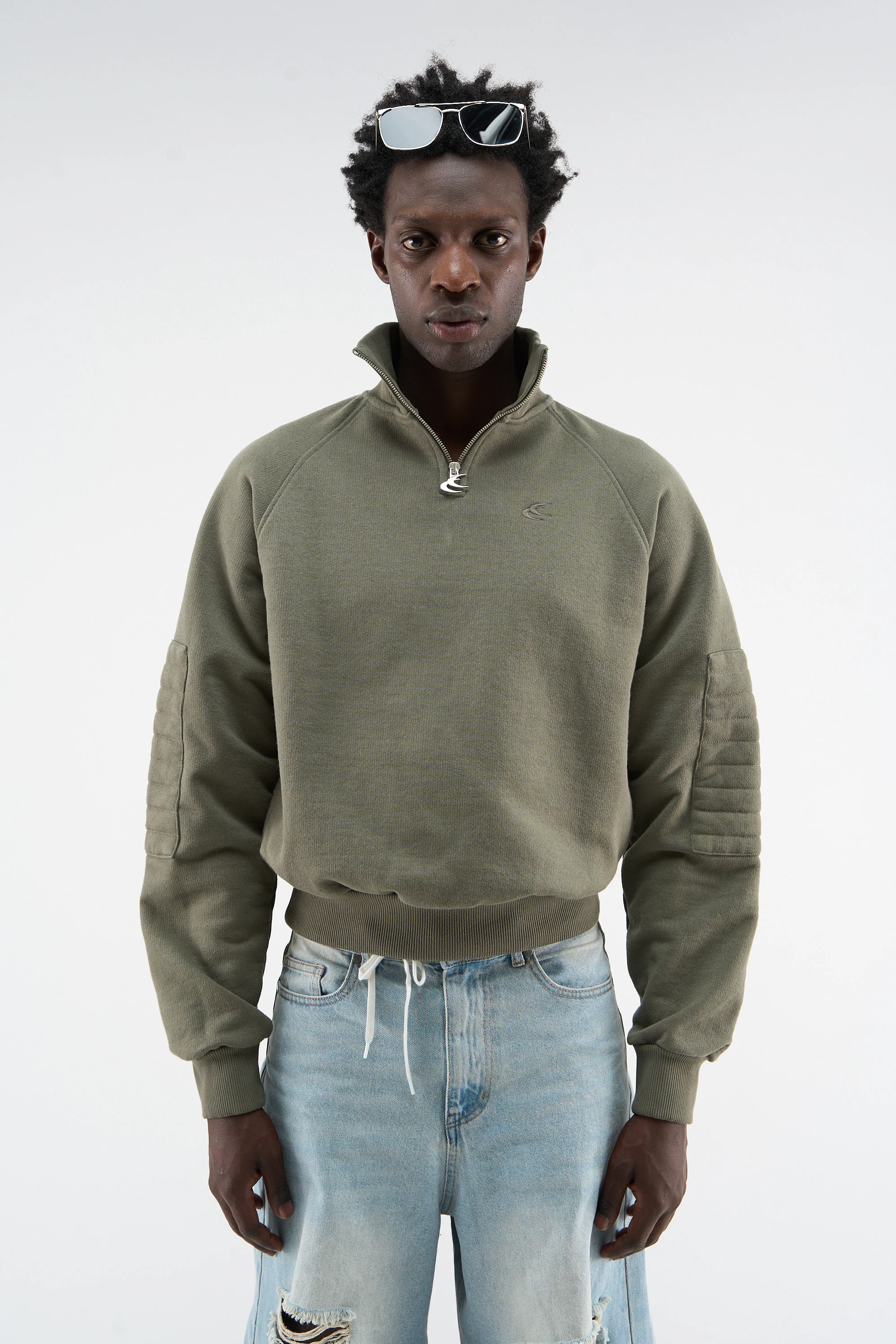 Bow Quarter Green Zip