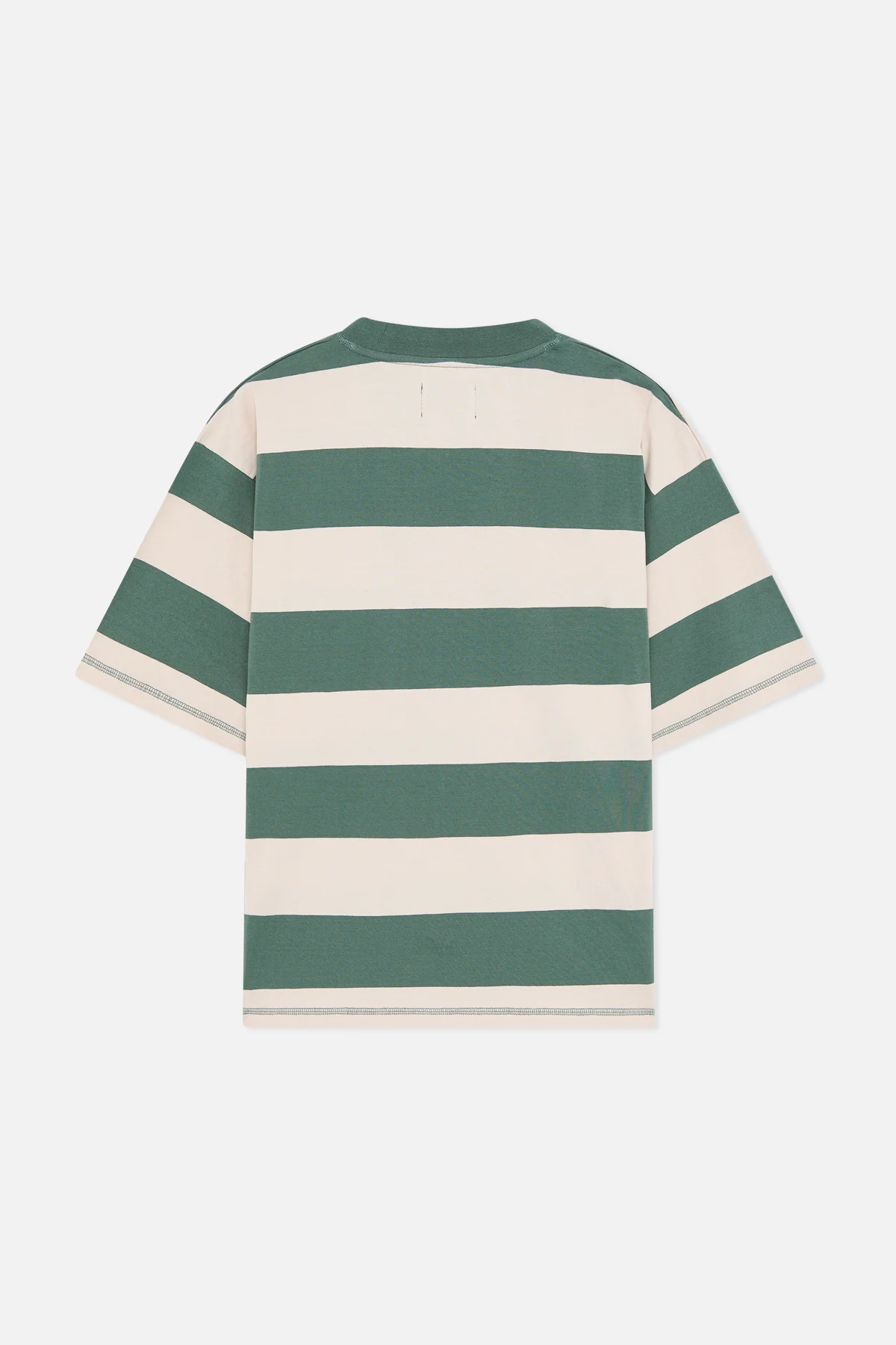 Boy Green Striped T-Shirt - Image 7