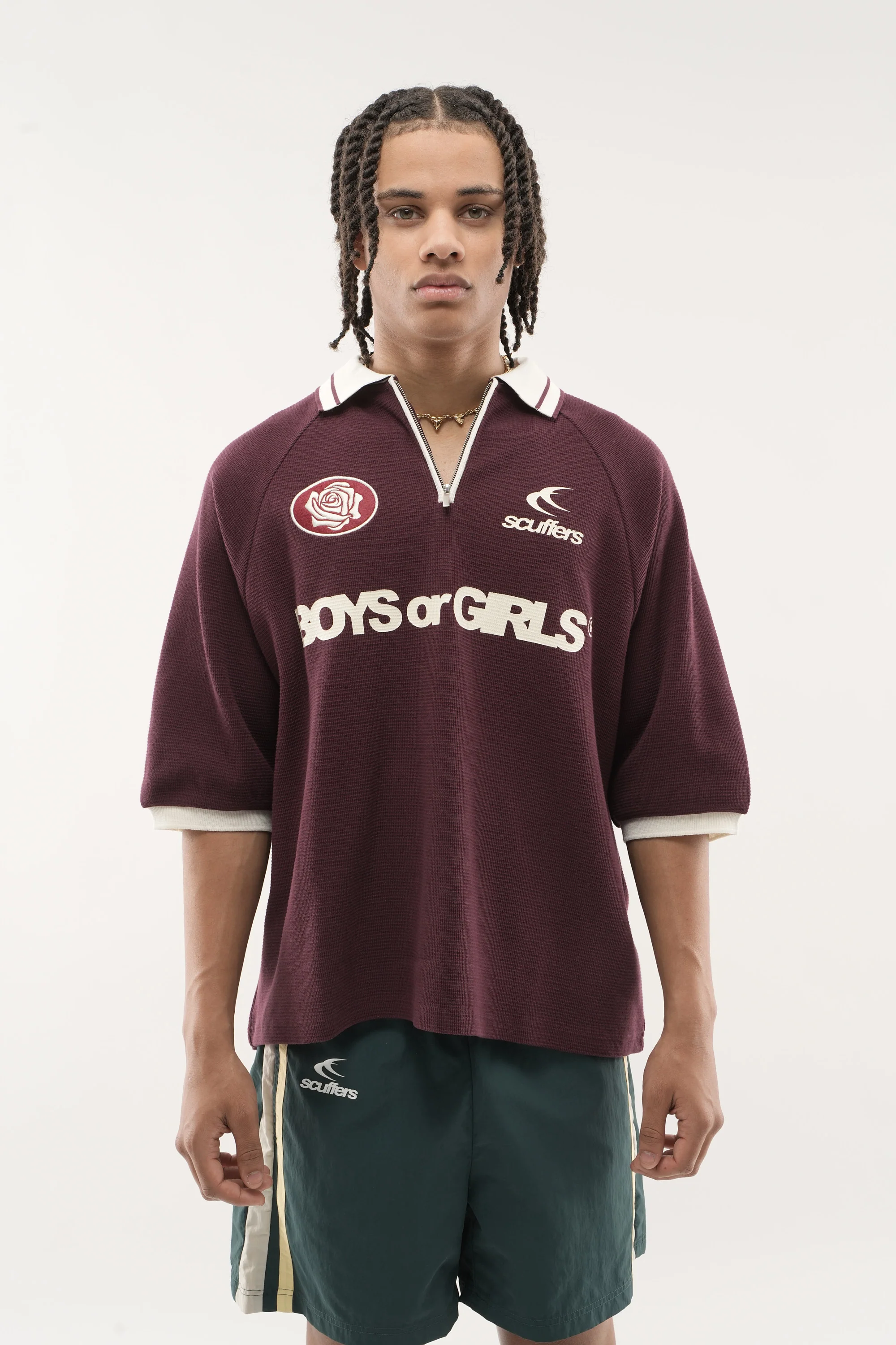 Boys or Girls Burgundy Polo - Image 4