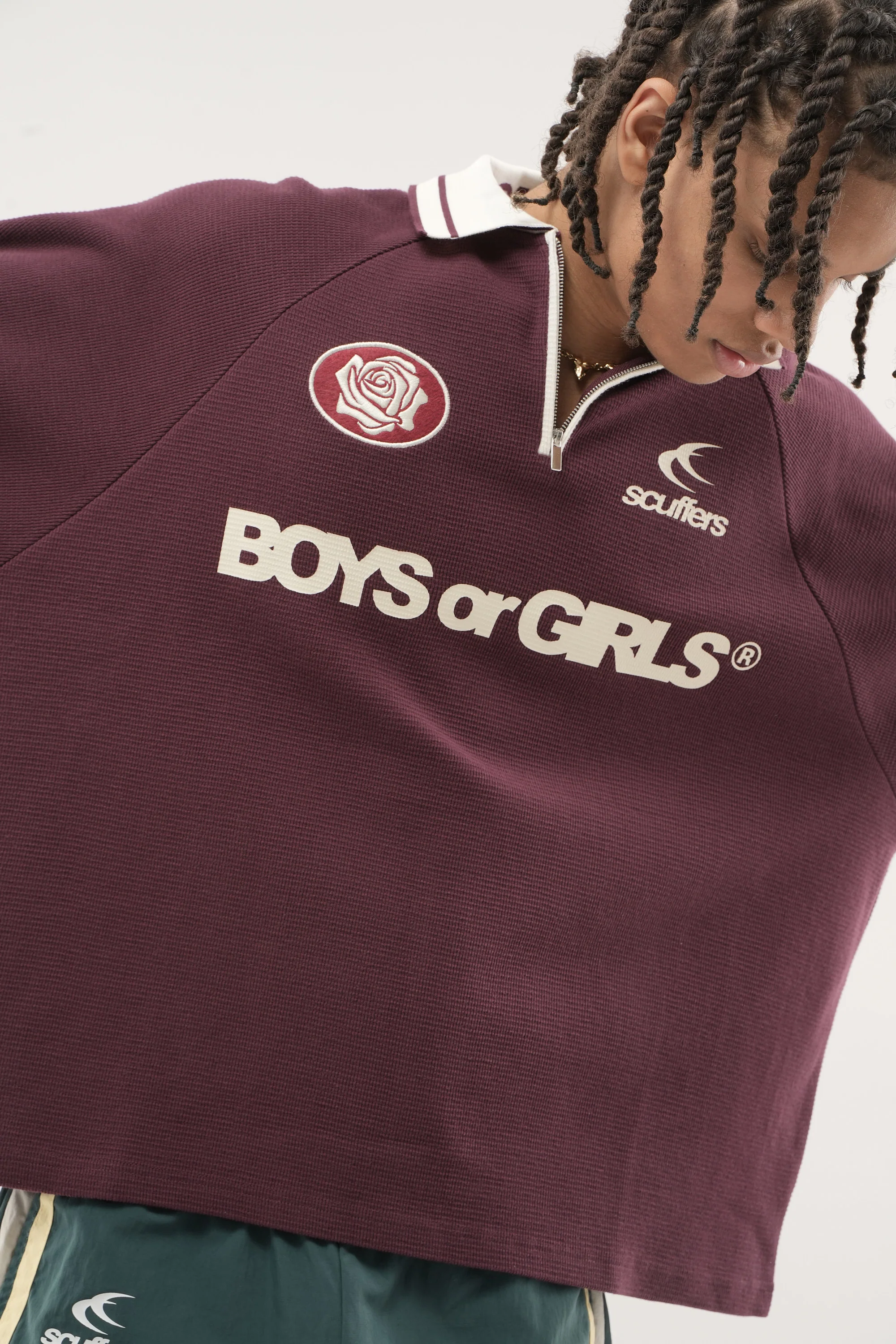 Boys or Girls Burgundy Polo - Image 8
