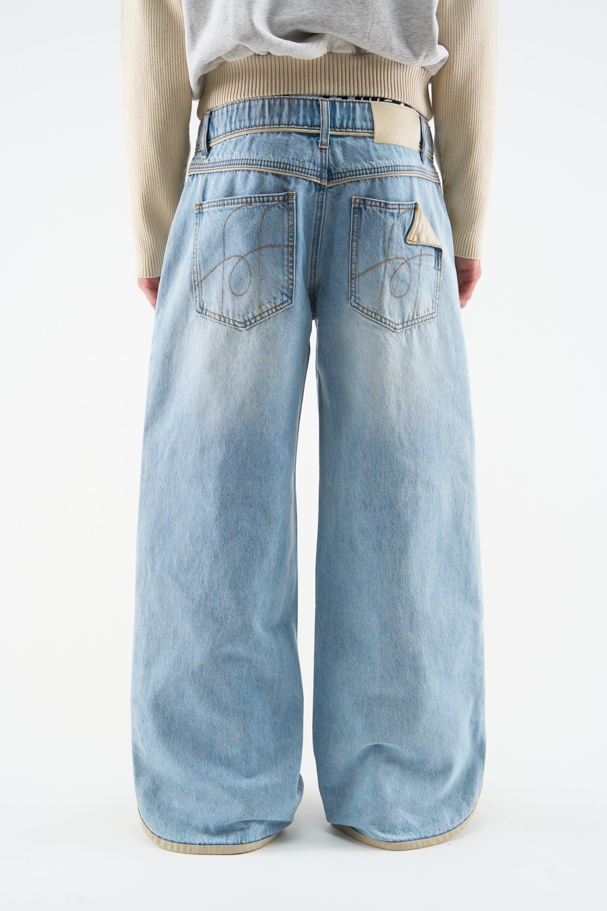 Brief Light Blue Pants - Image 3