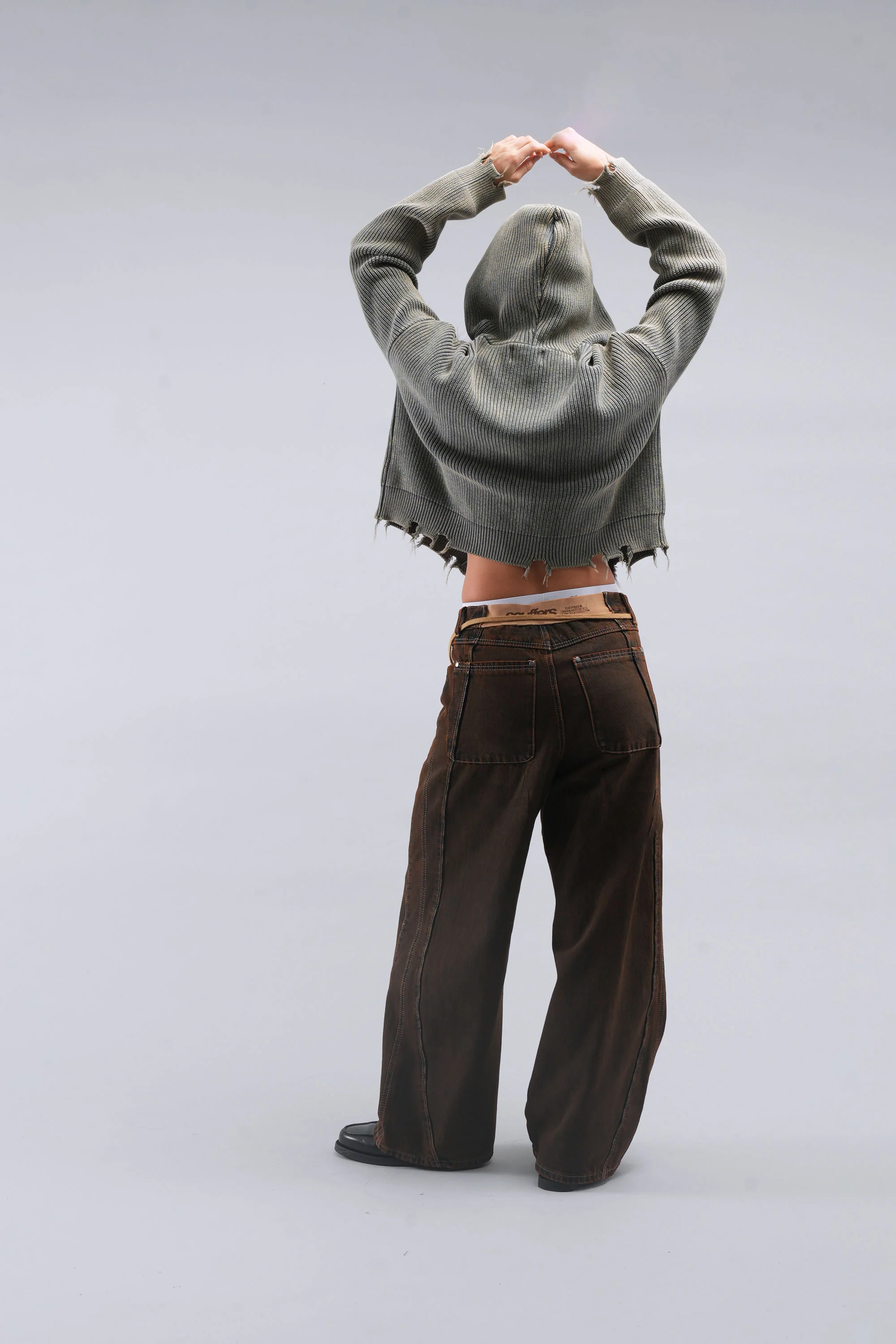 Buzz Dusty Green Knit Zipper - Image 11