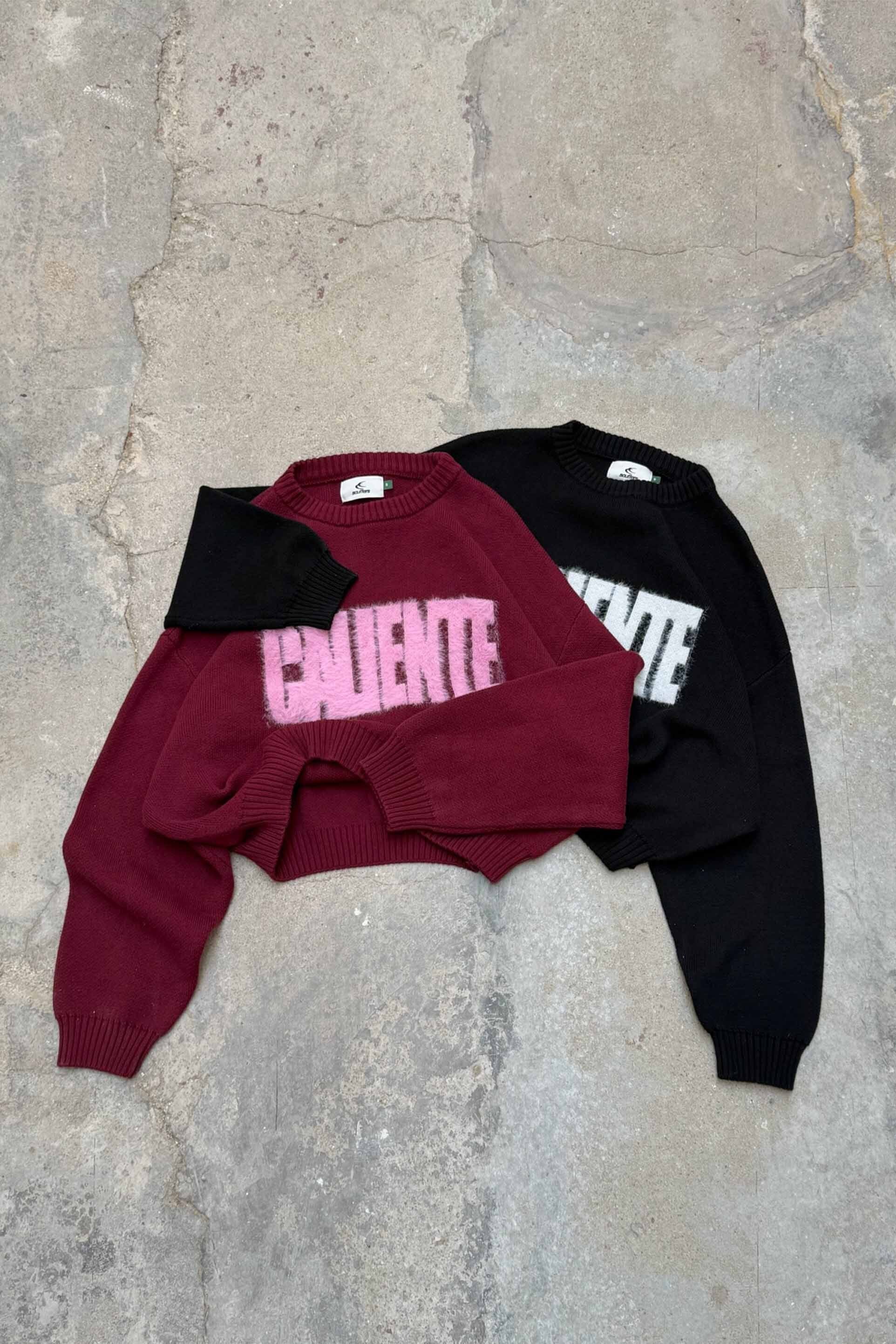 Caliente Burgundy Knit - Image 5