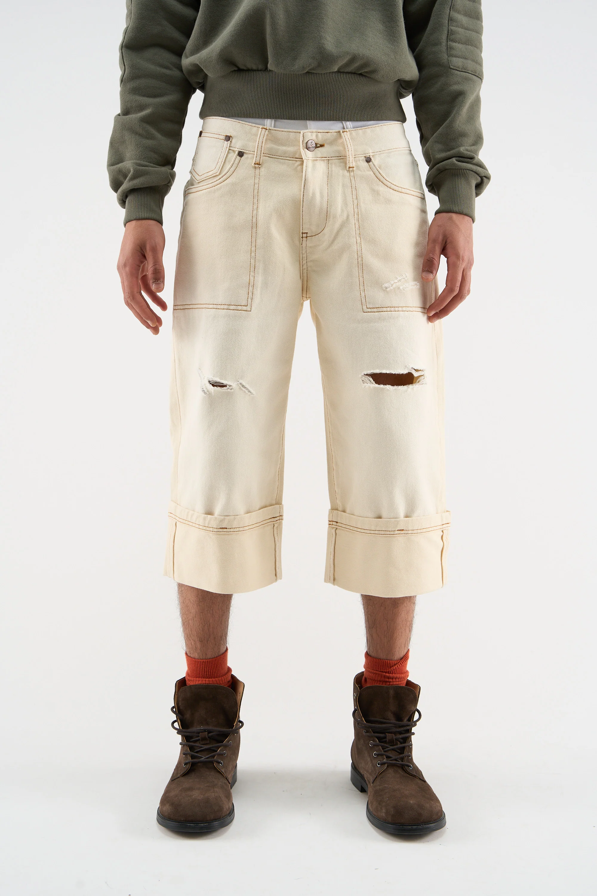 Capri Ecru Pants