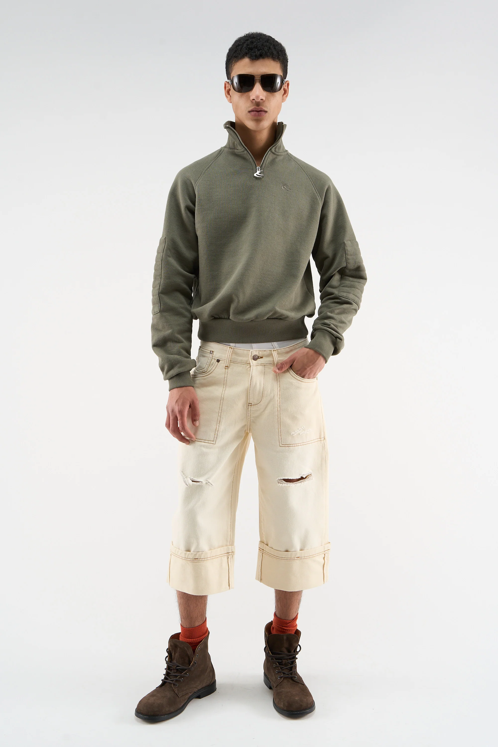 Capri Ecru Pants - Image 2