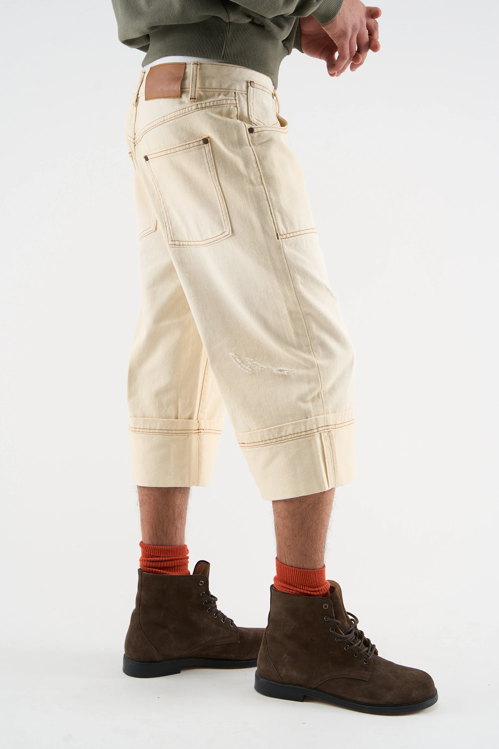 Capri Ecru Pants - Image 3