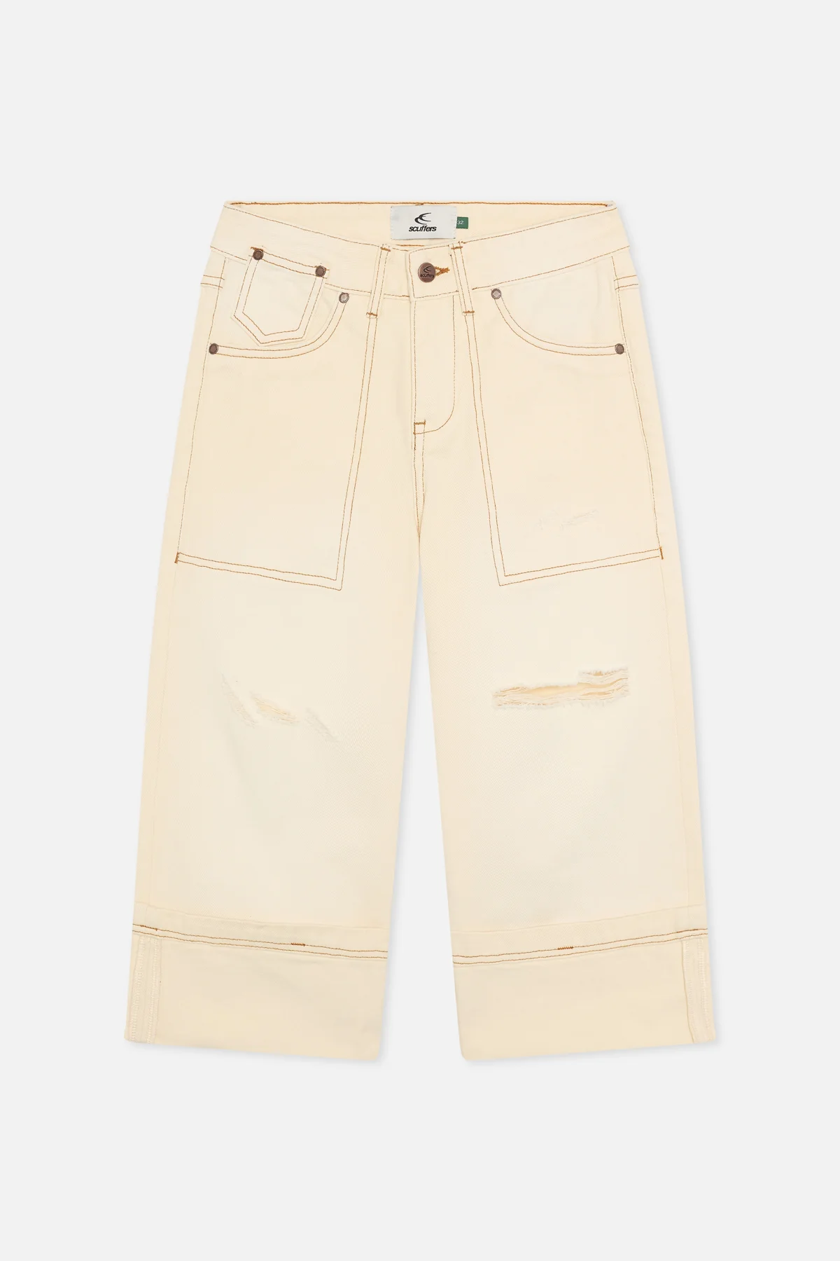 Capri Ecru Pants - Image 6