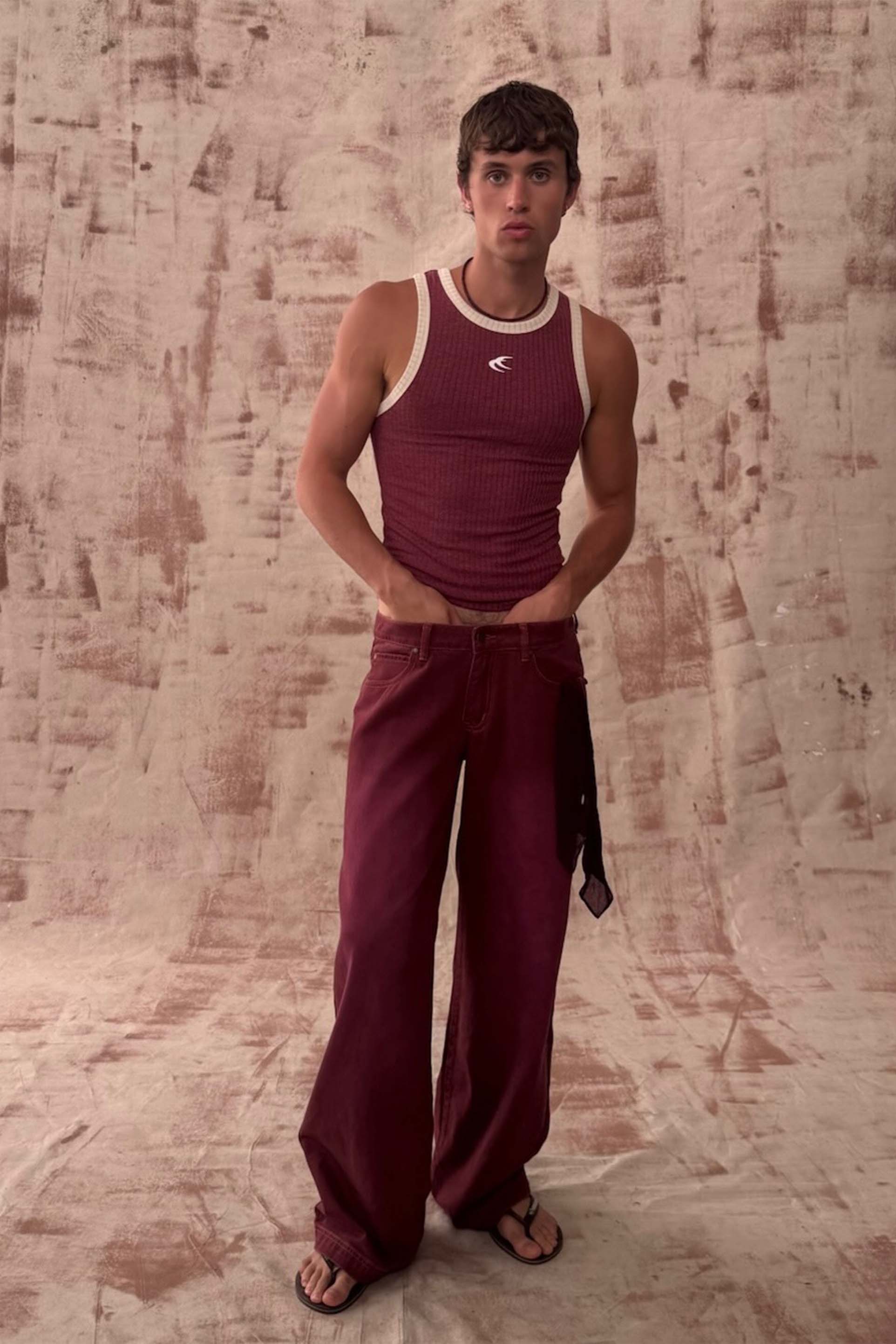 Carrie Burgundy Pants - Image 4