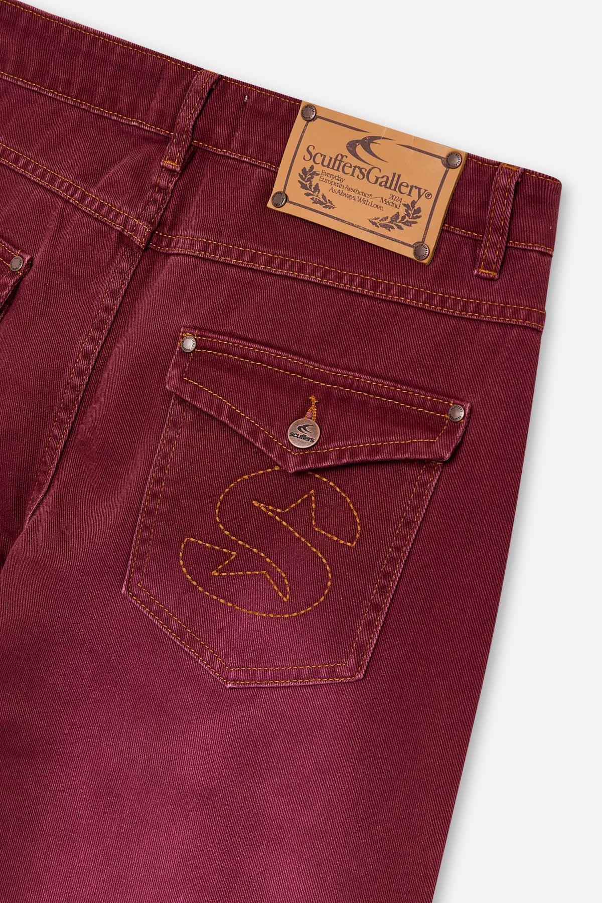 Carrie Burgundy Pants - Image 5
