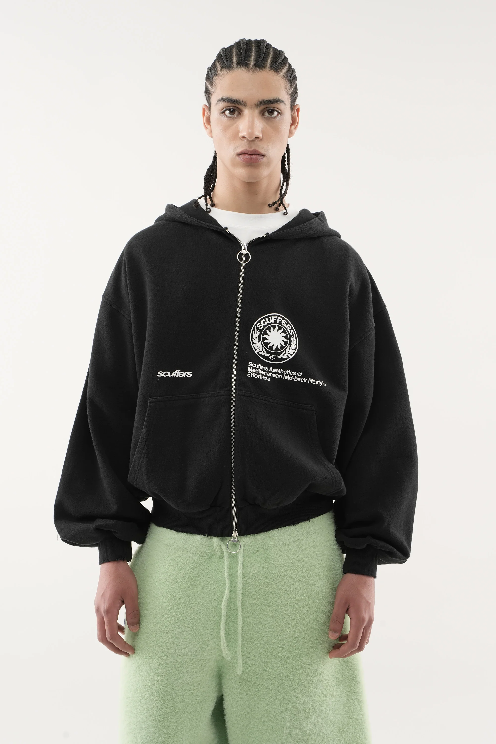 Champ Black Zipped Hoodie - Image 6