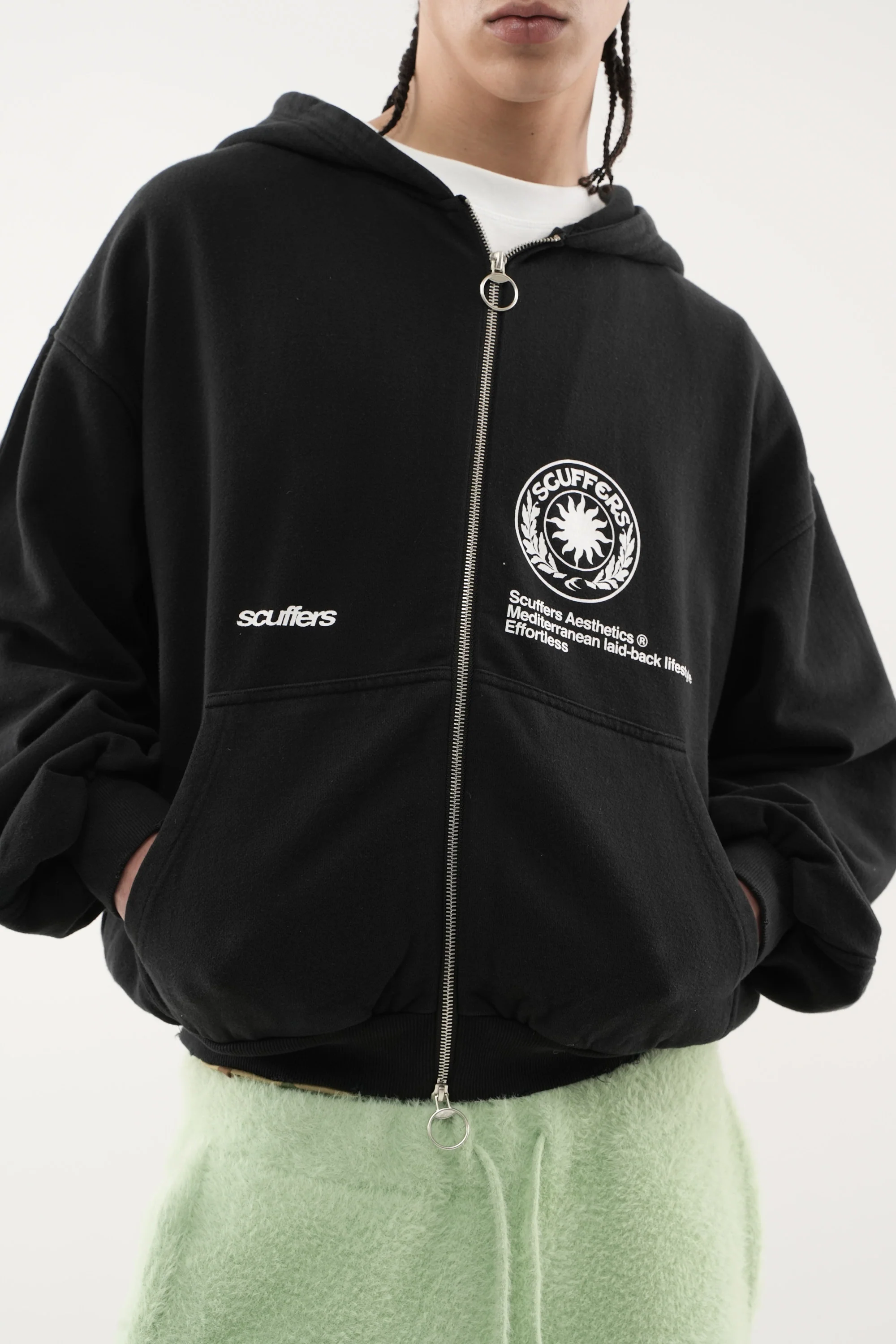 Champ Black Zipped Hoodie - Image 9