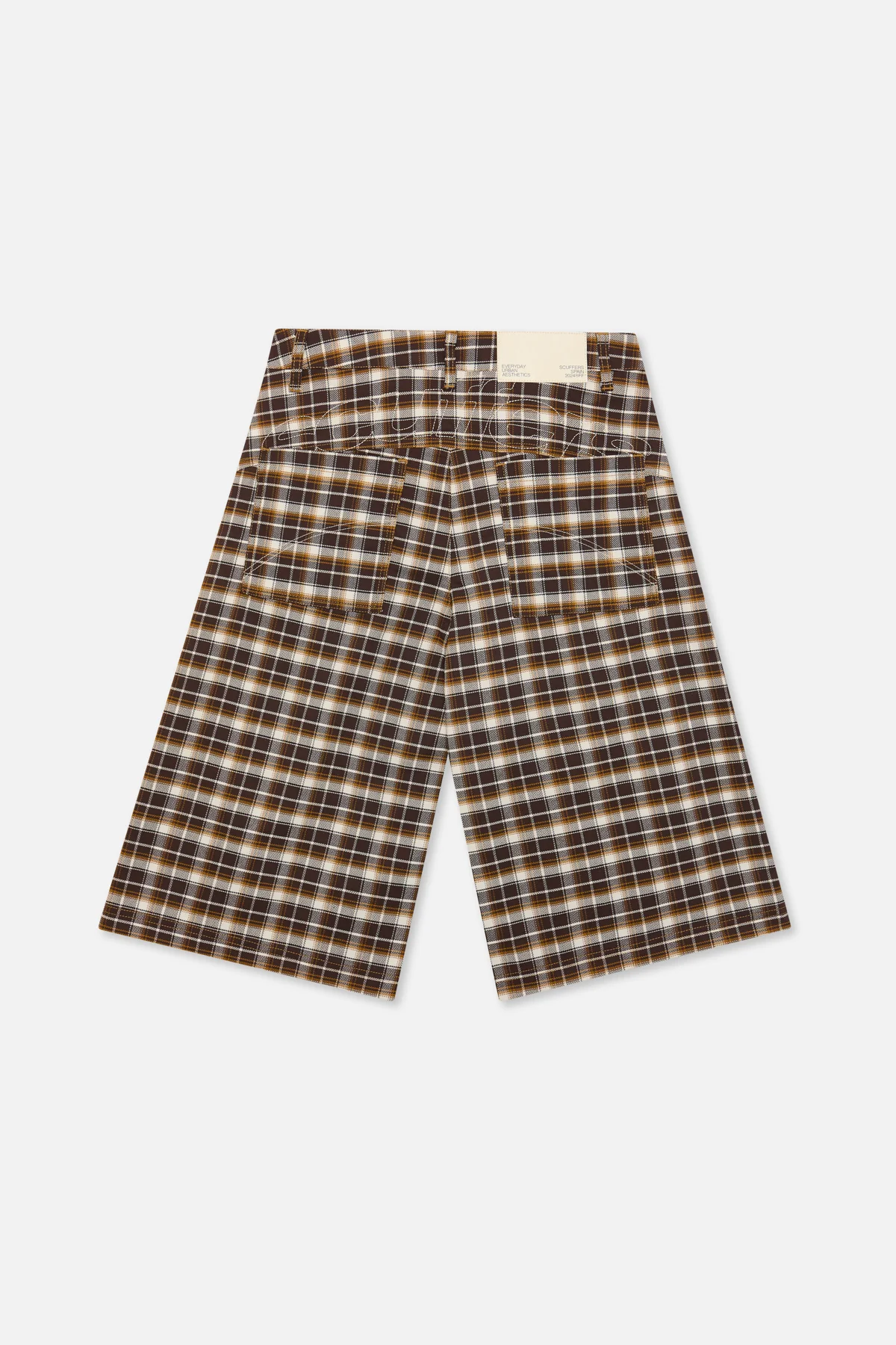 Checkered Brown Jorts - Image 7