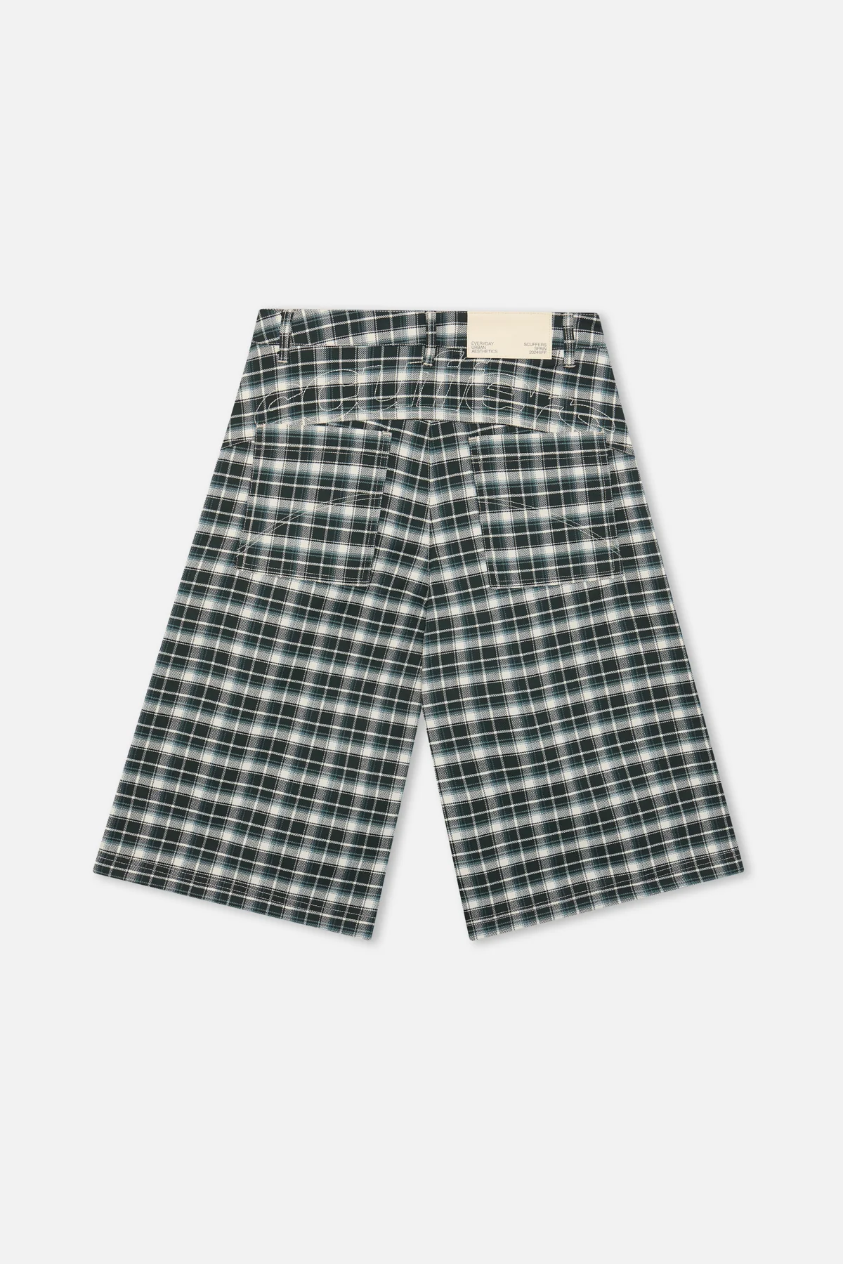 Checkered Green Jorts - Image 8