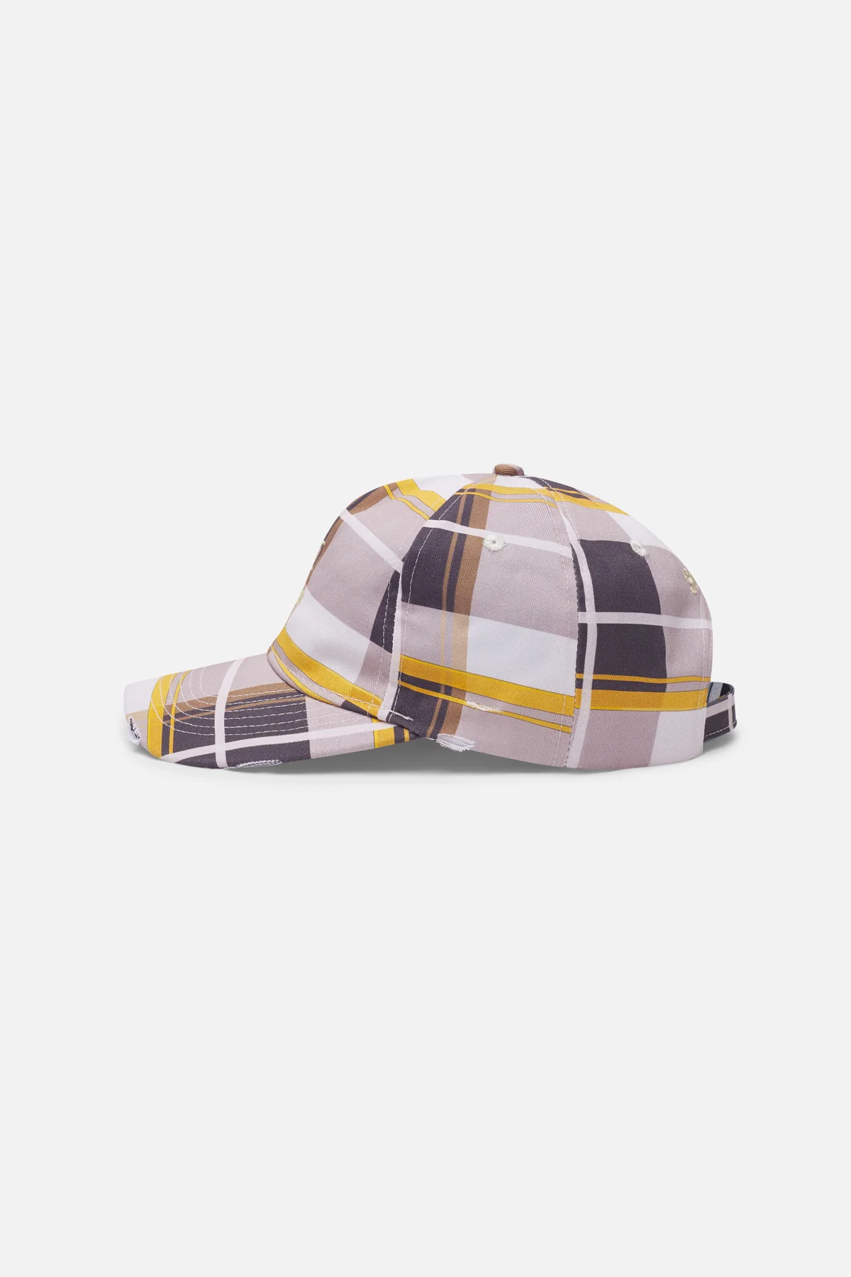 Checks Brown Cap - Image 3