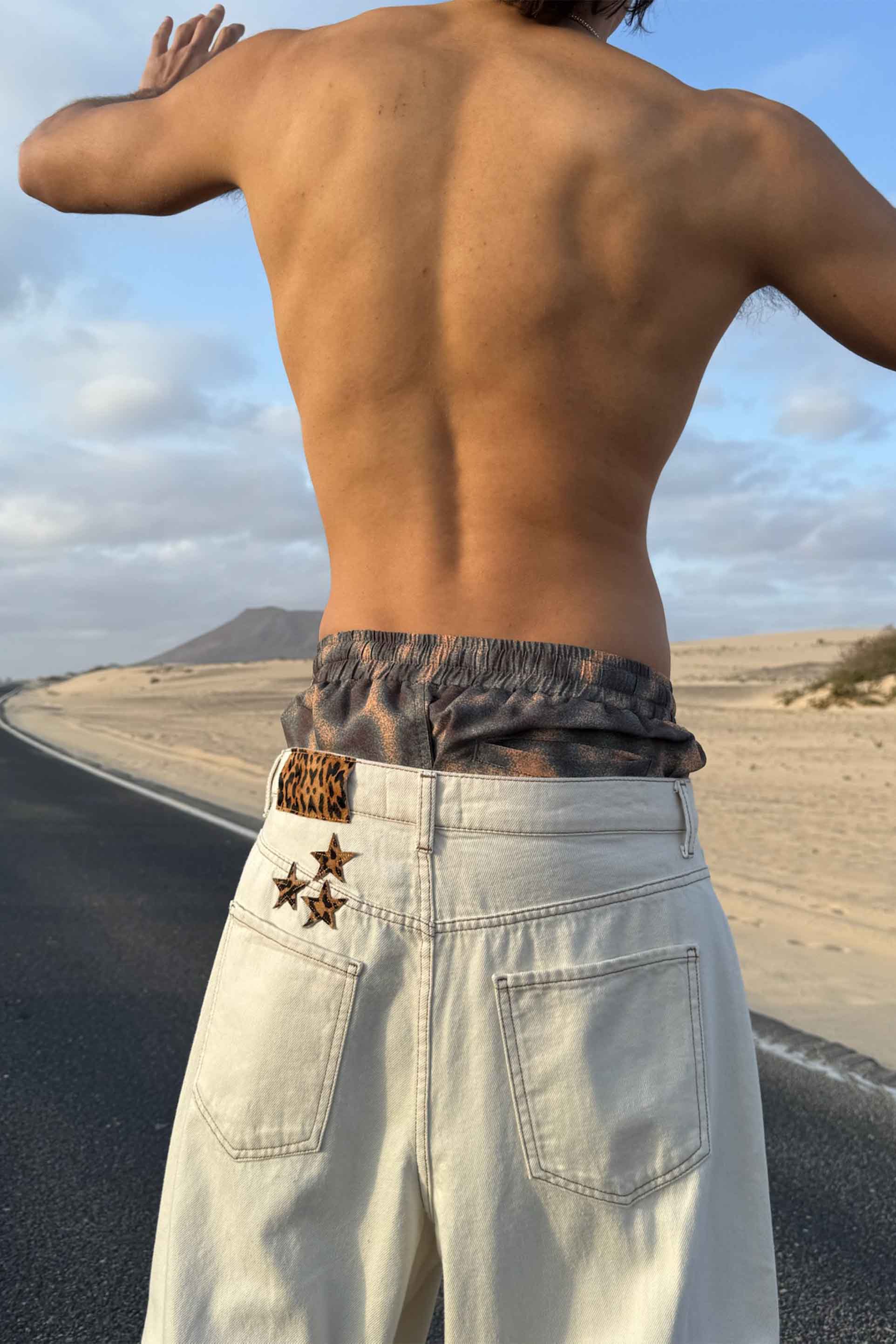 Cheetah Brown Swimpants - Image 11