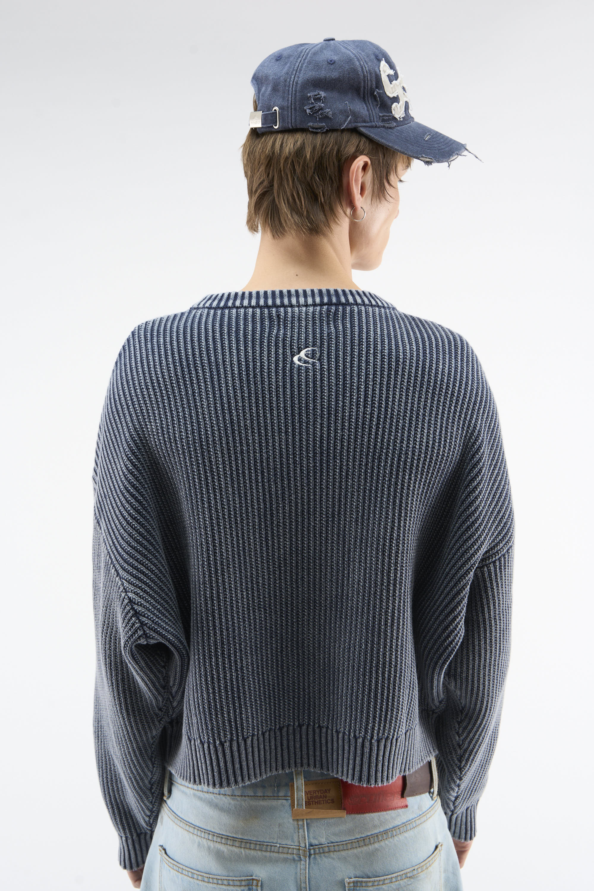 Cindy Navy Knit - Image 3