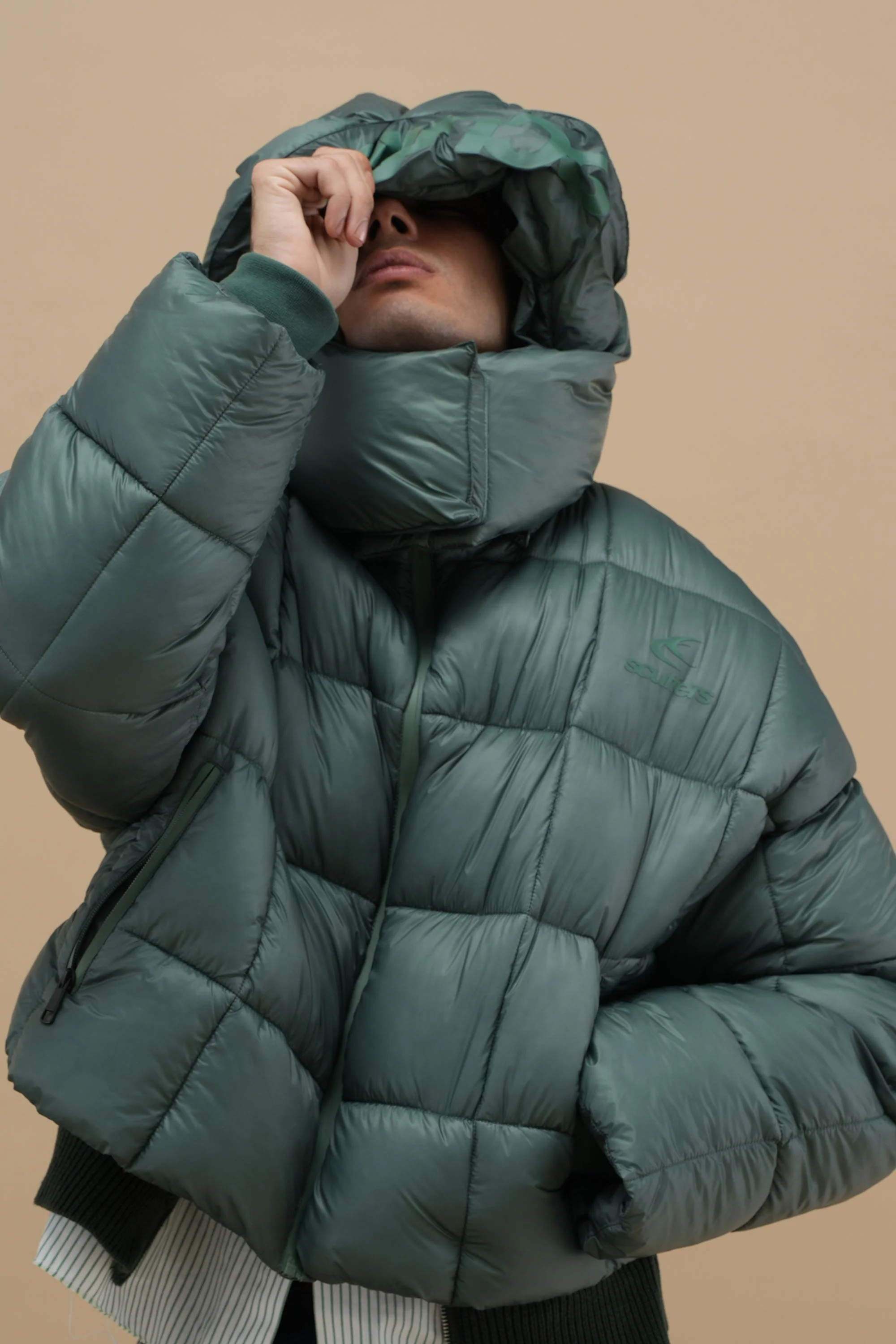 City Forest Green Puffer - Image 17