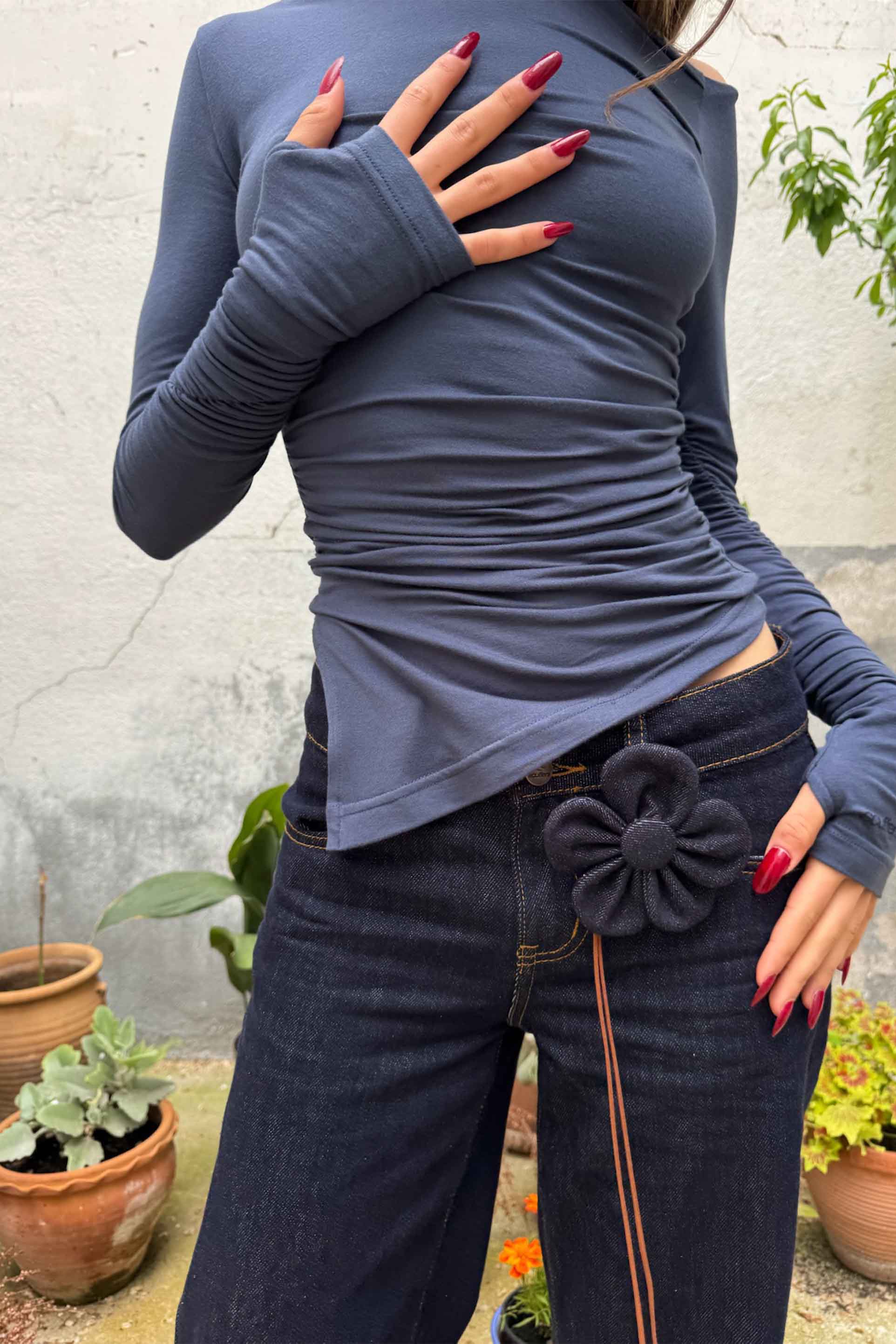 Claires Blue Longsleeve - Image 13
