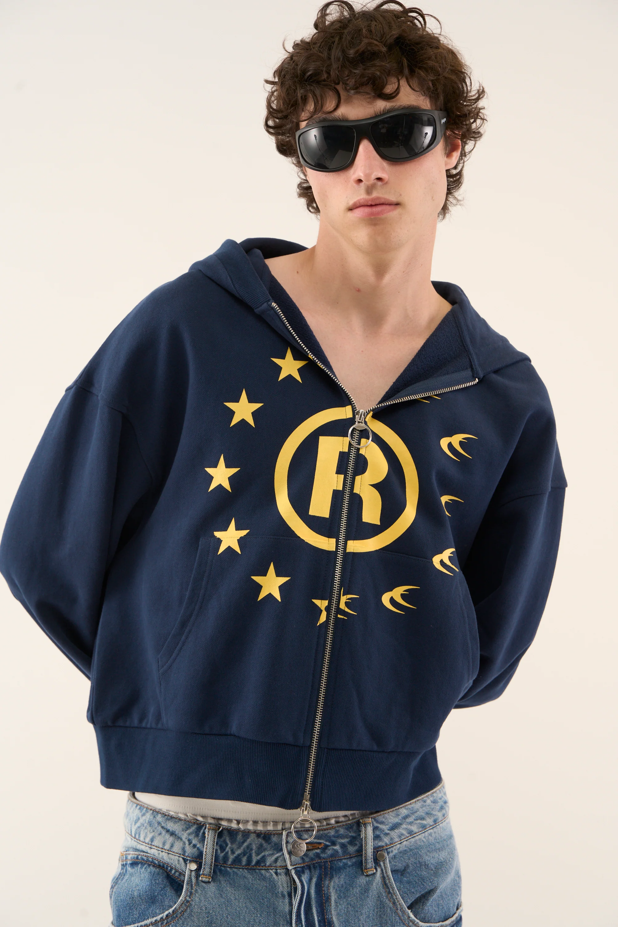 Confused Navy Zipper - Image 2