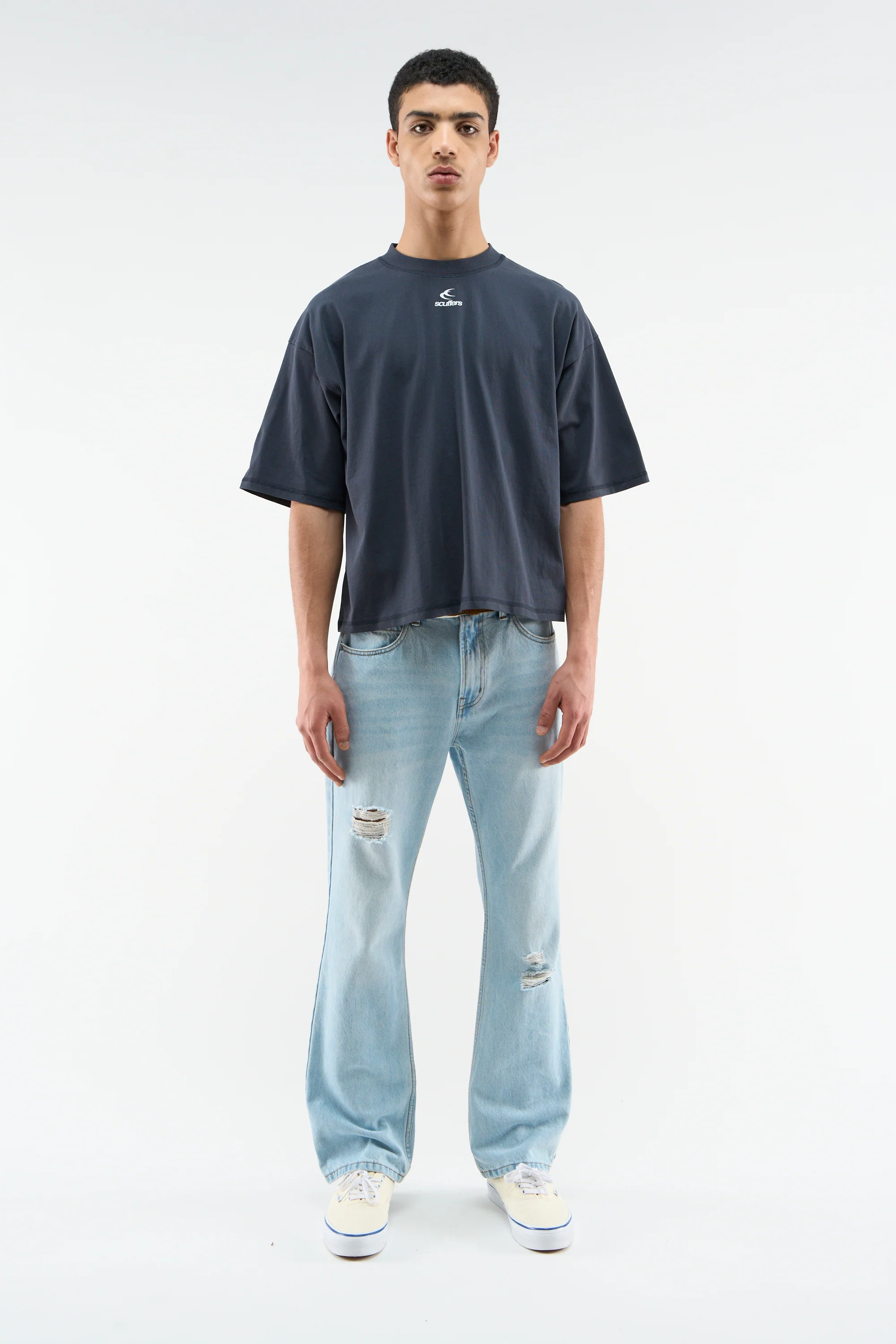 Costa Navy T-Shirt - Image 3