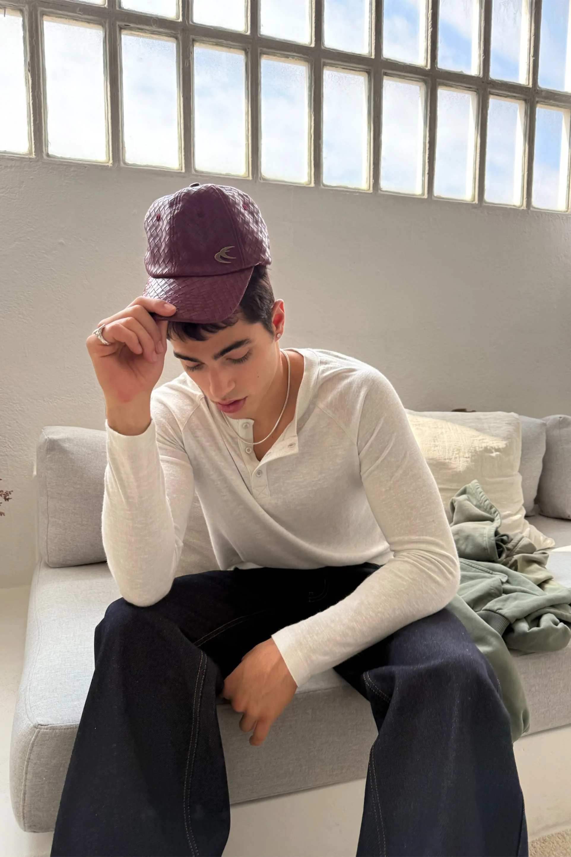 Country Burgundy Cap - Image 8