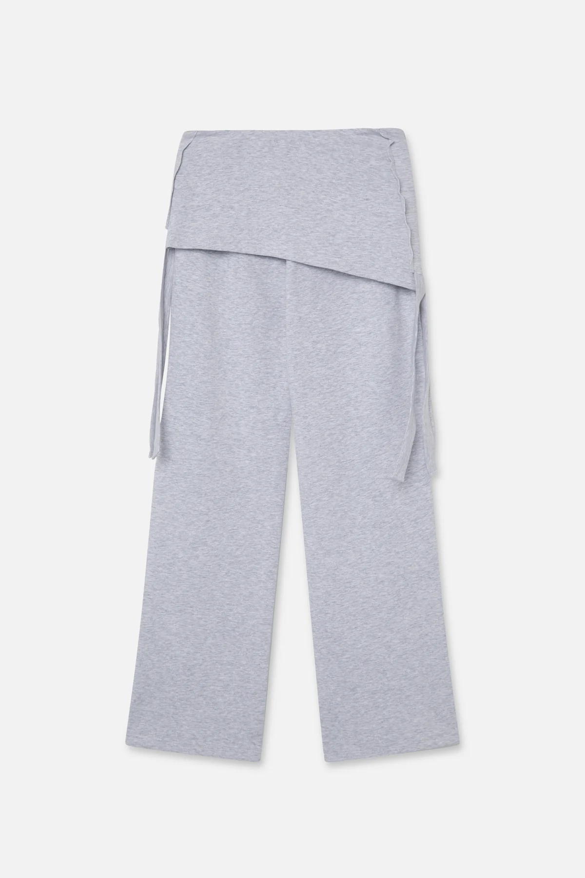 Cozy Grey Melange Pants - Image 10