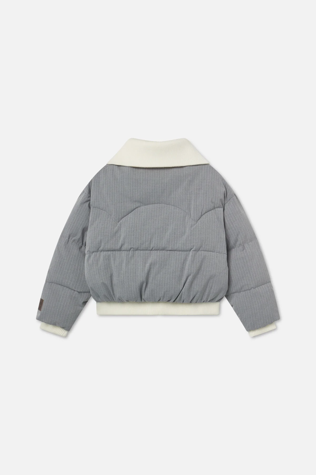 Donatello Light Grey Puffer - Image 6