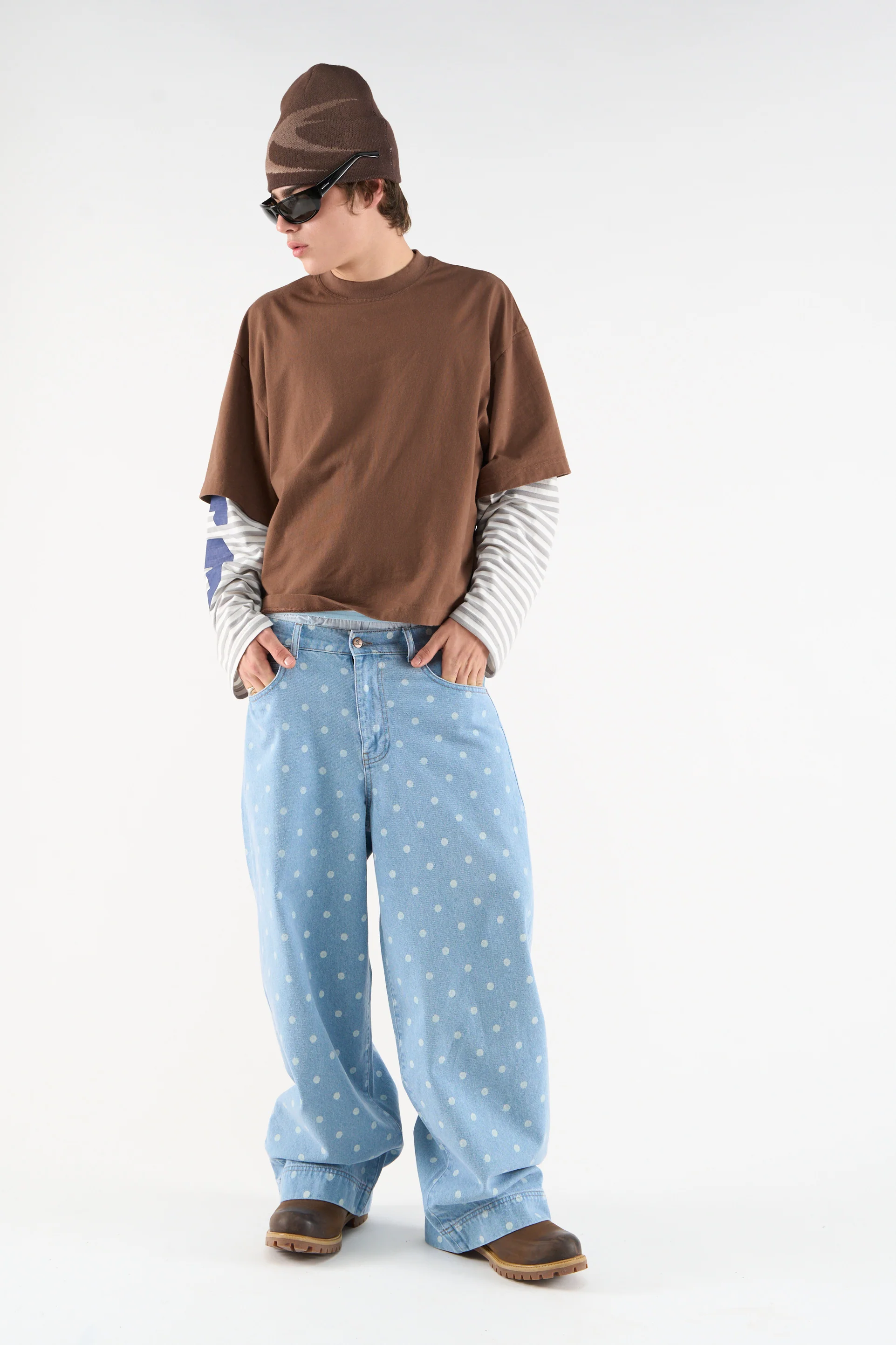 Dots Light Blue Pants - Image 2