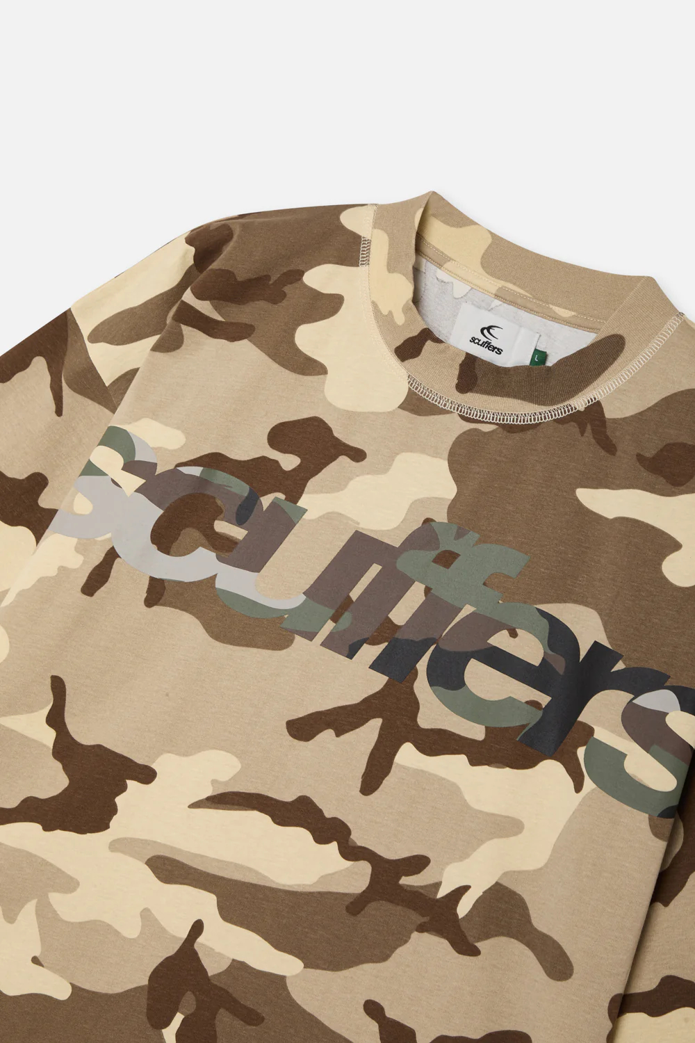Double Camo Brown T-Shirt - Image 5