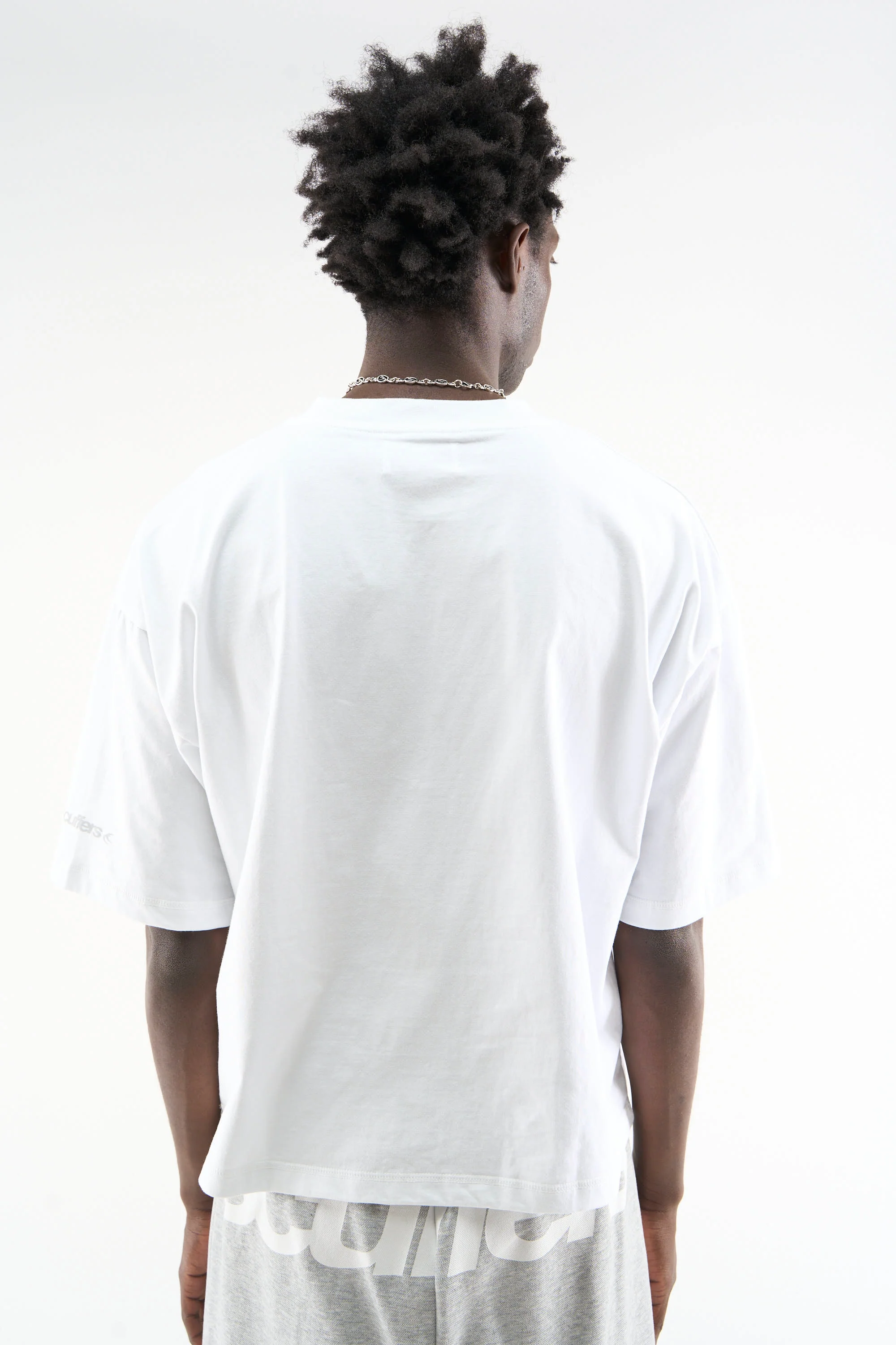 Earphones White T-Shirt - Image 3