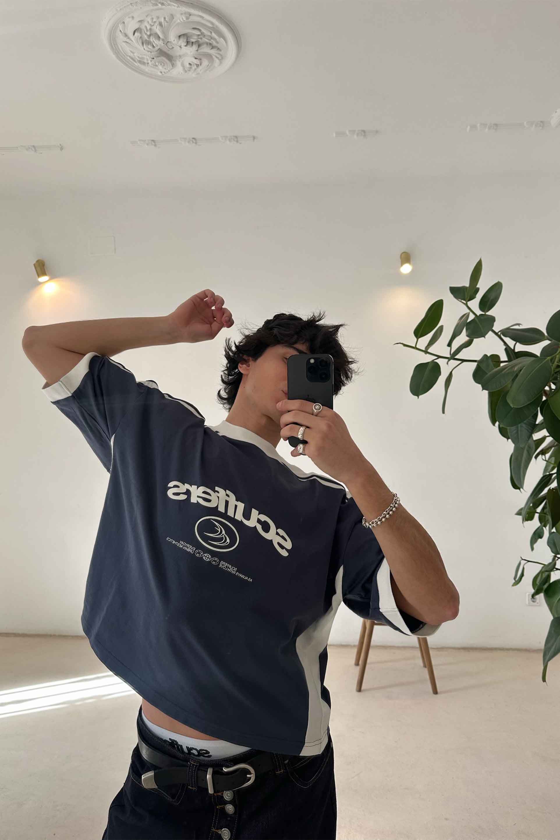 Effortless Navy T-Shirt - Image 2