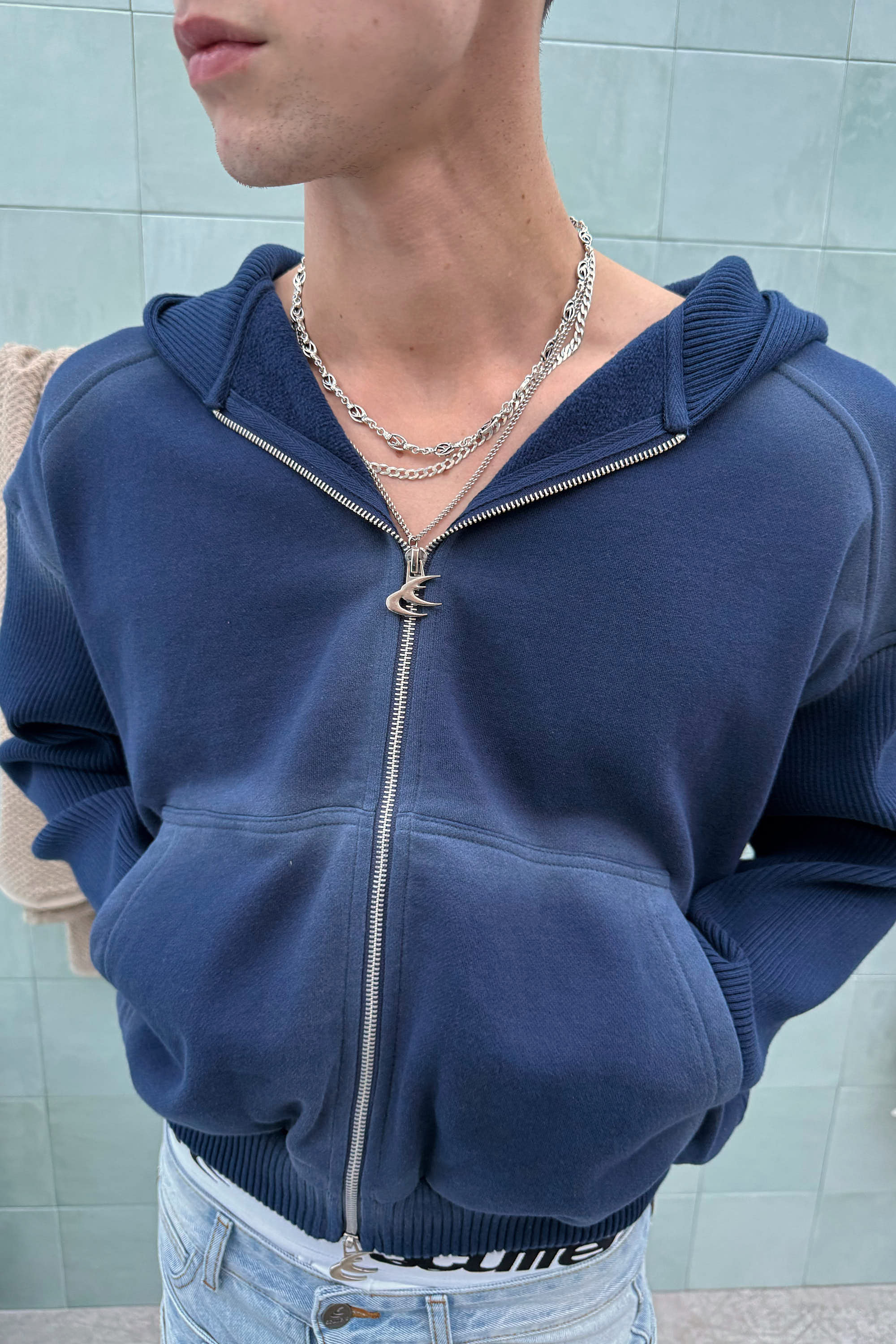 Exit Navy Zipper - Image 5