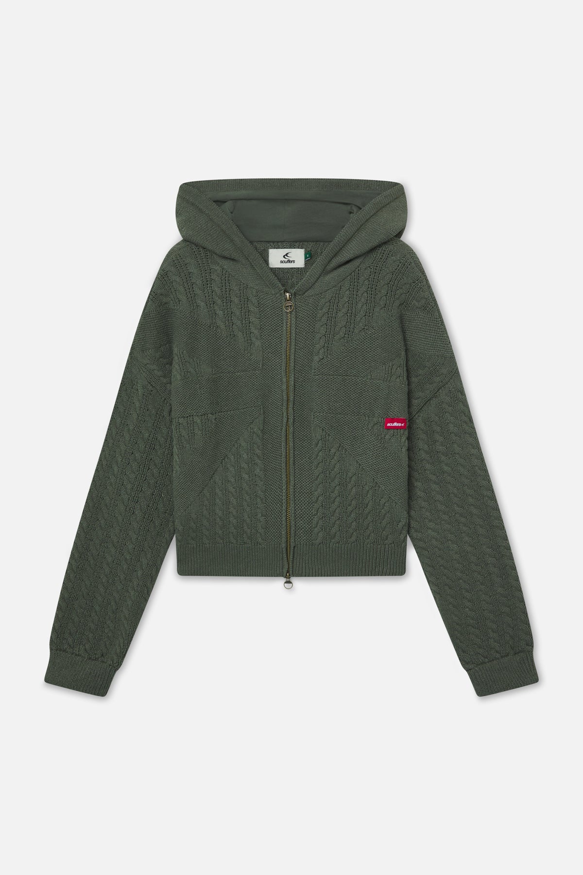 Flag Green Knit Zipper - Image 5
