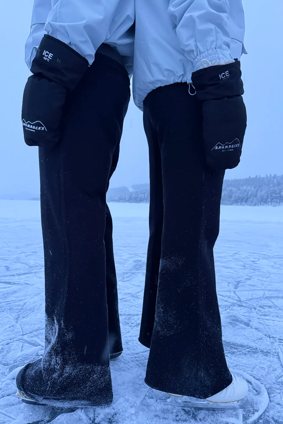Flared Black Sweatpants - Image 5