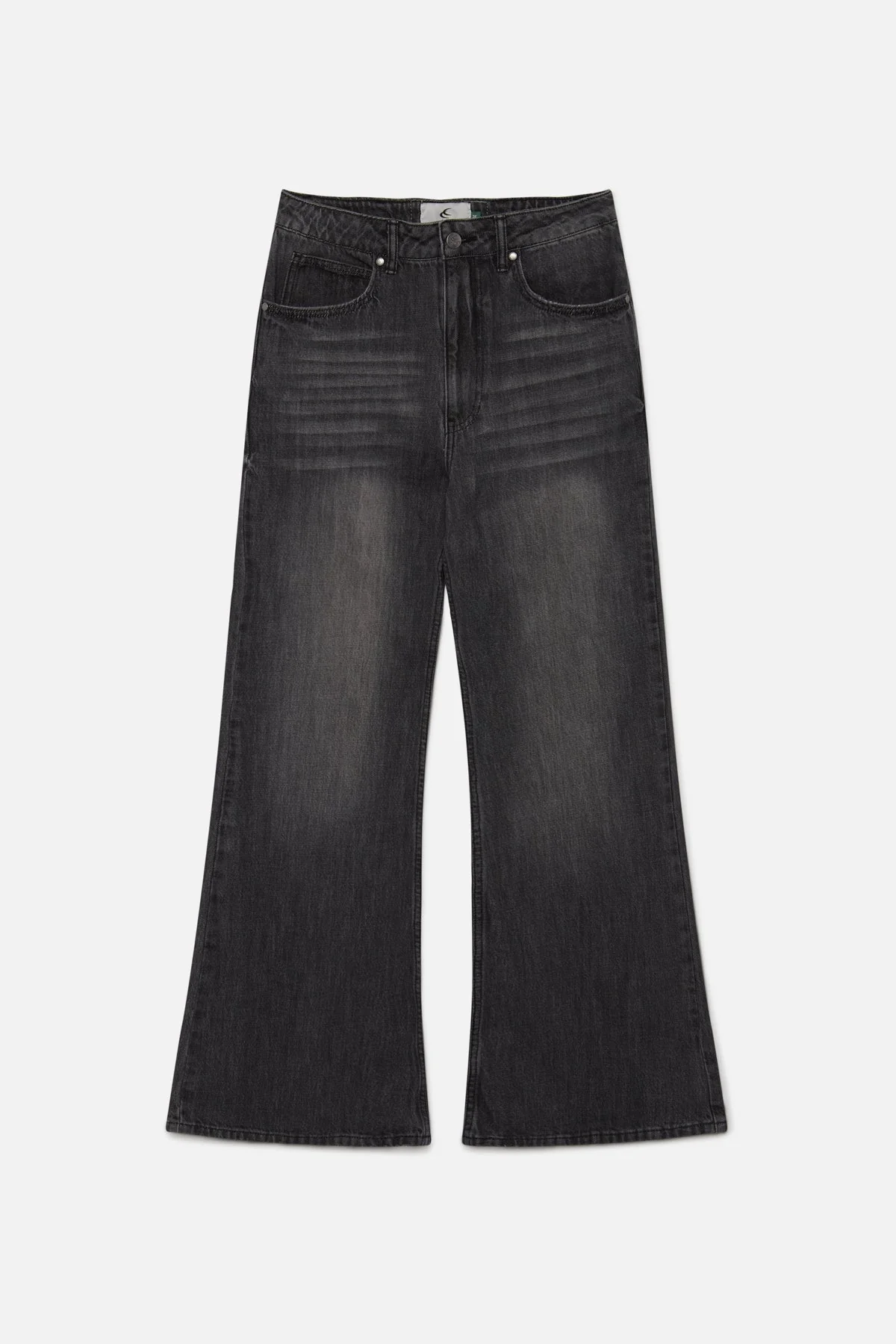 Flared Dark Grey Jeans