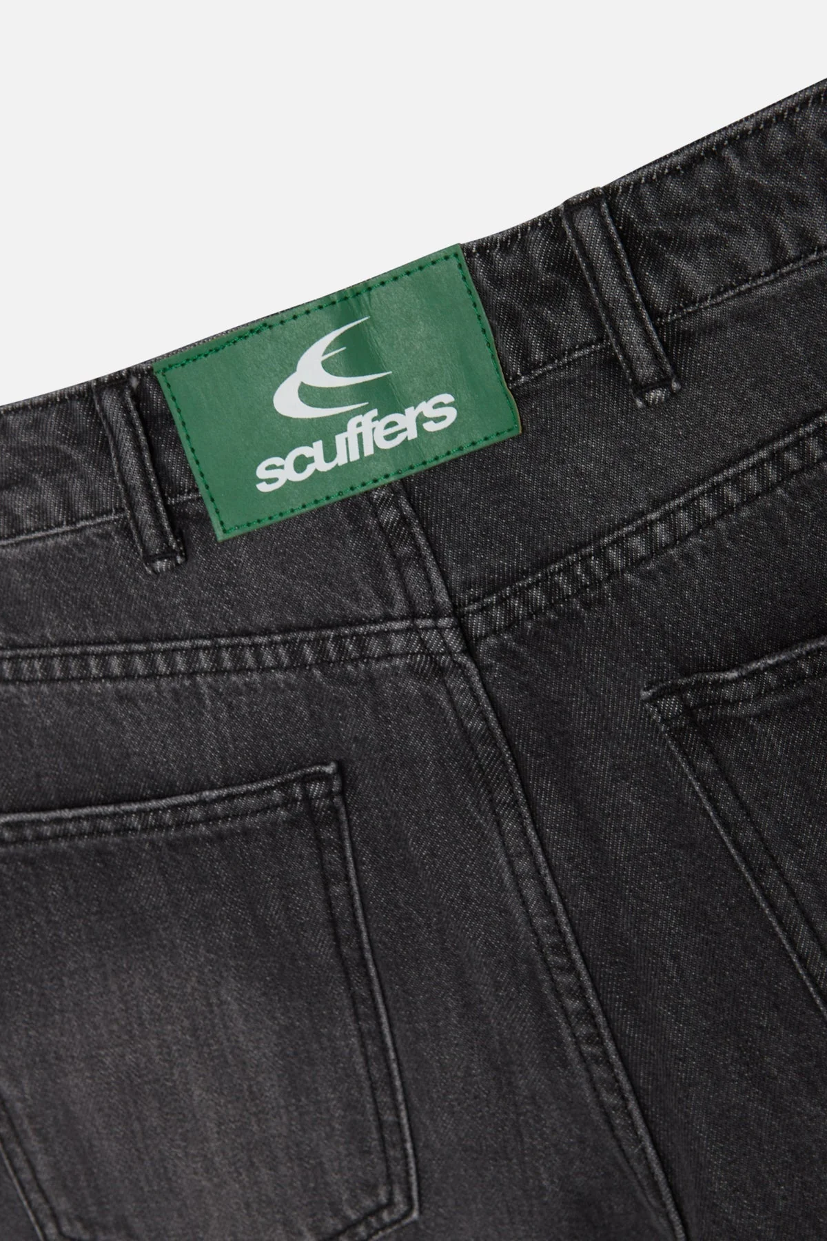 Flared Dark Grey Jeans - Image 12