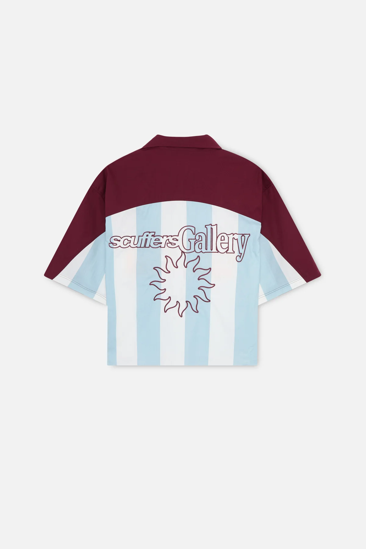Forza Burgundy & Blue Shirt - Image 3