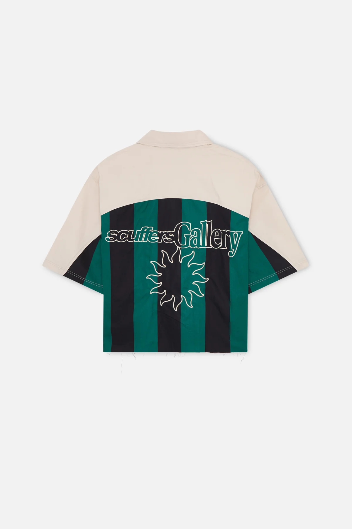 Forza Ecru & Green Shirt - Image 4
