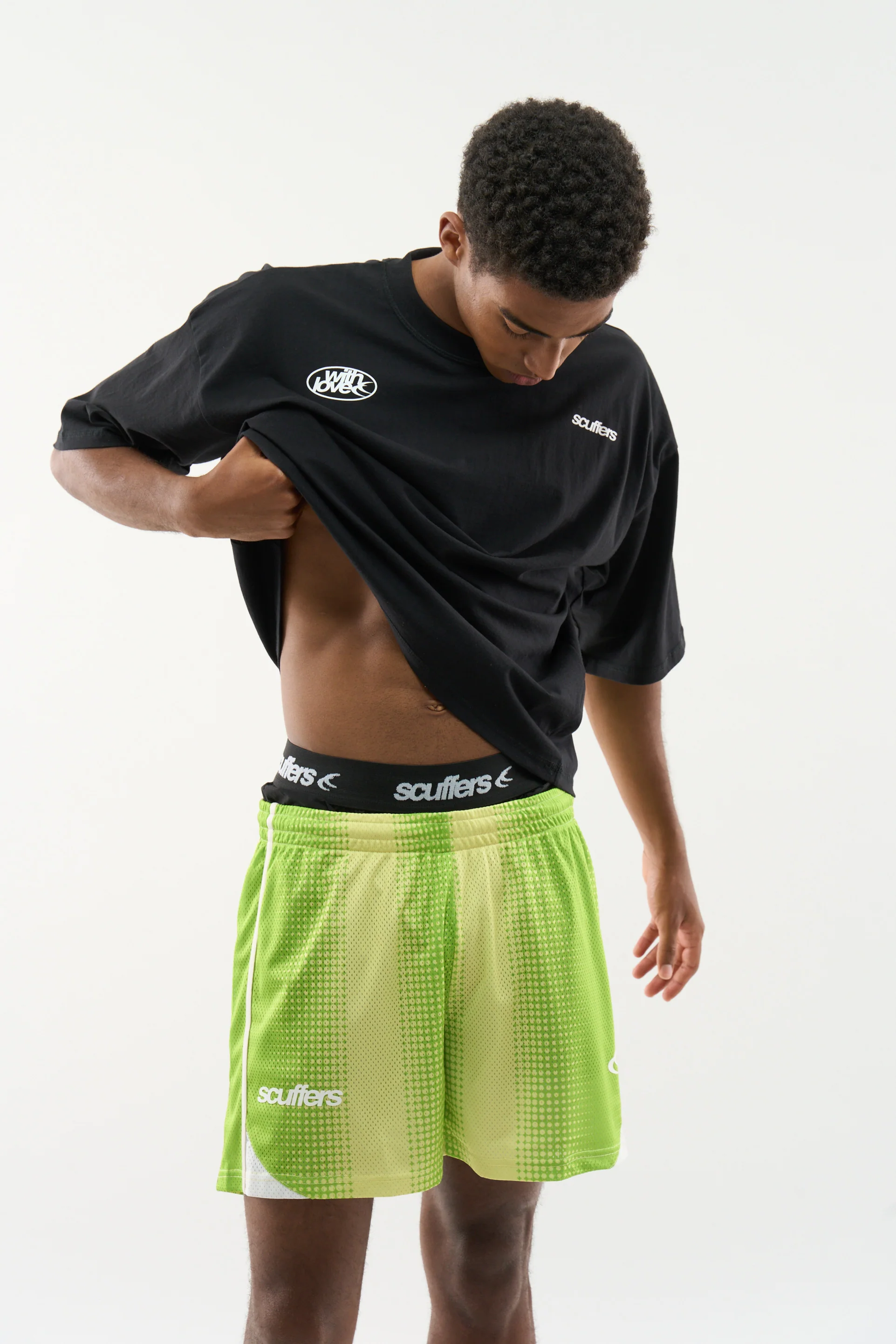 Frequency Green Shorts - Image 2