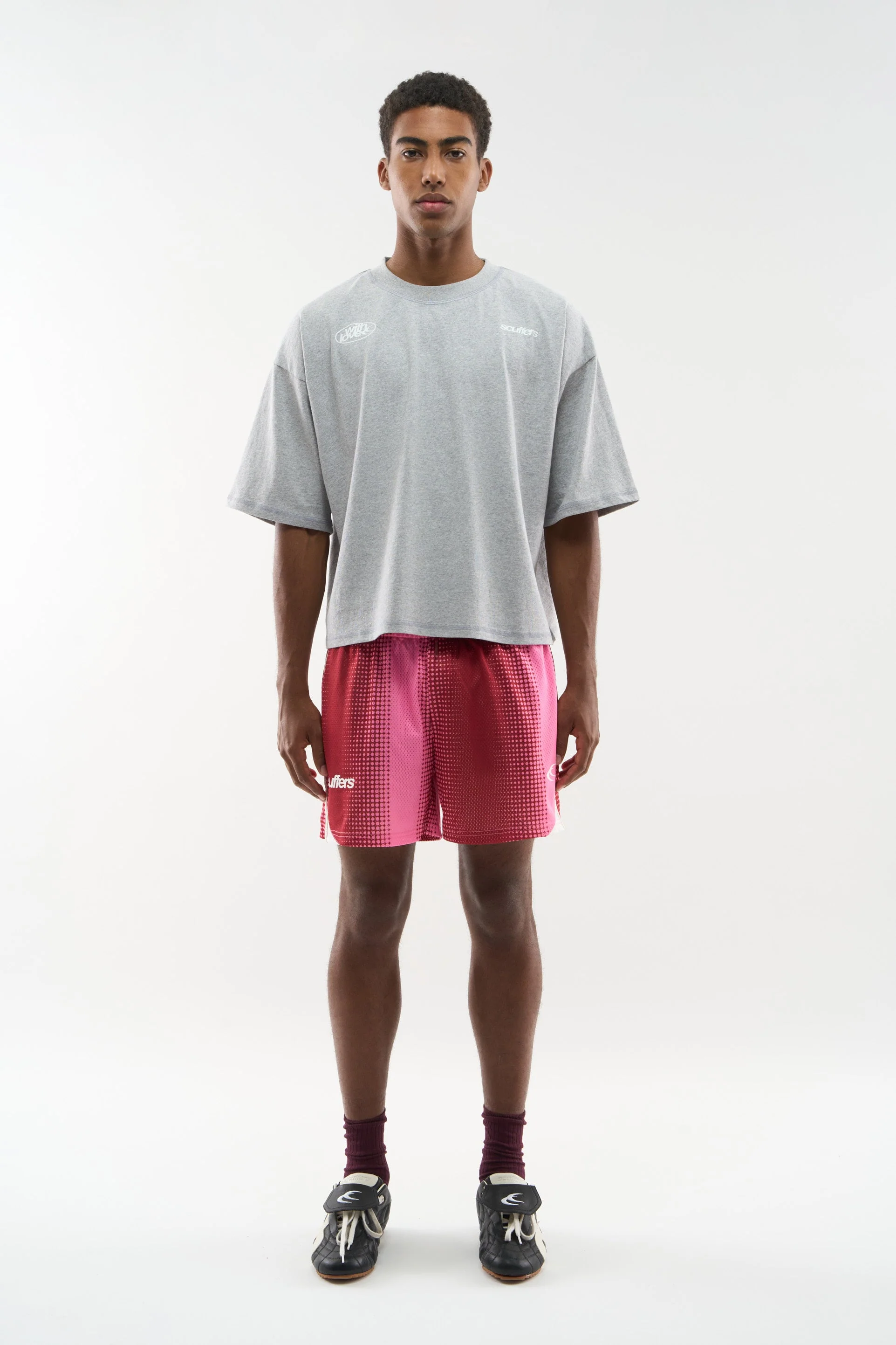 Frequency Red & Pink Shorts - Image 4