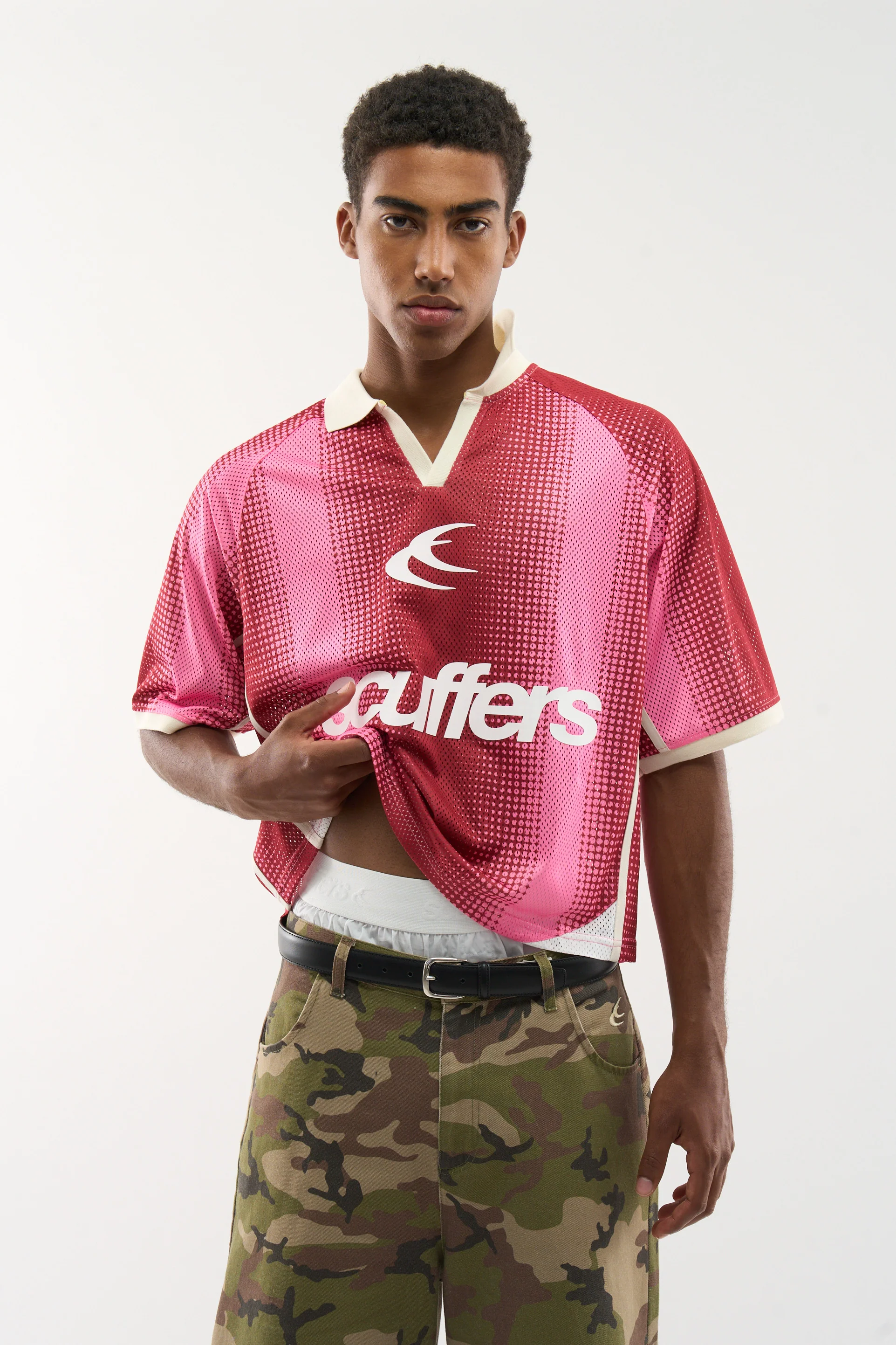 Frequency Red & Pink T-Shirt - Image 2