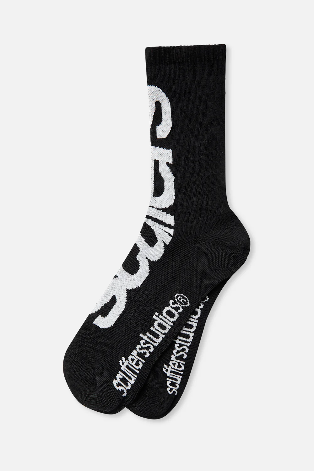 Full Black Socks
