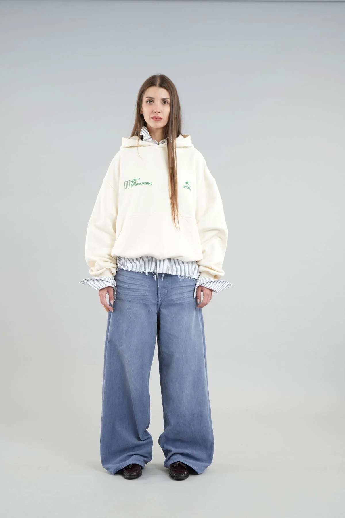 Globally Ecru Hoodie - Image 7