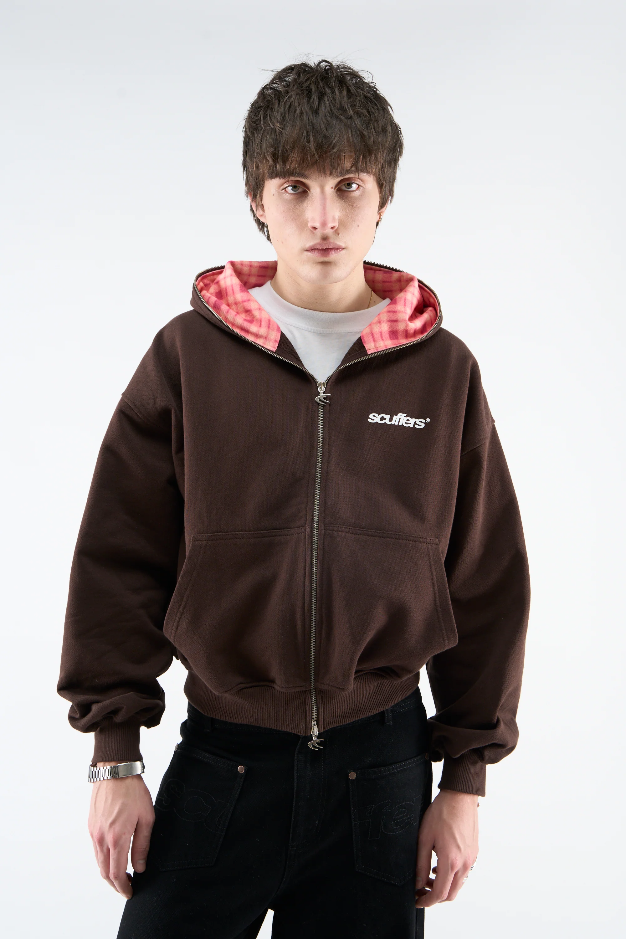 Gothic Brown Zipper