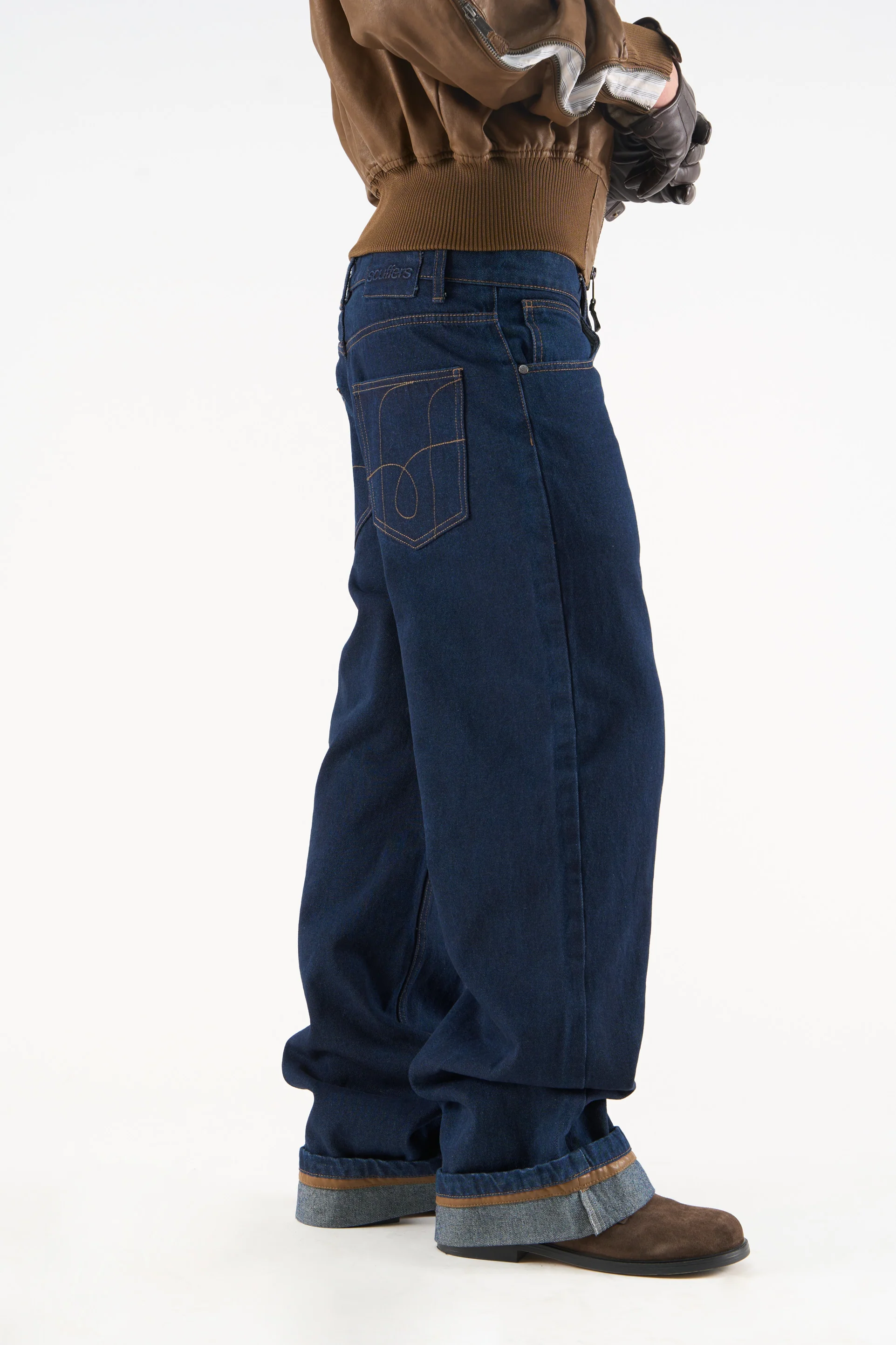 Habi Dark Blue Pants - Image 3