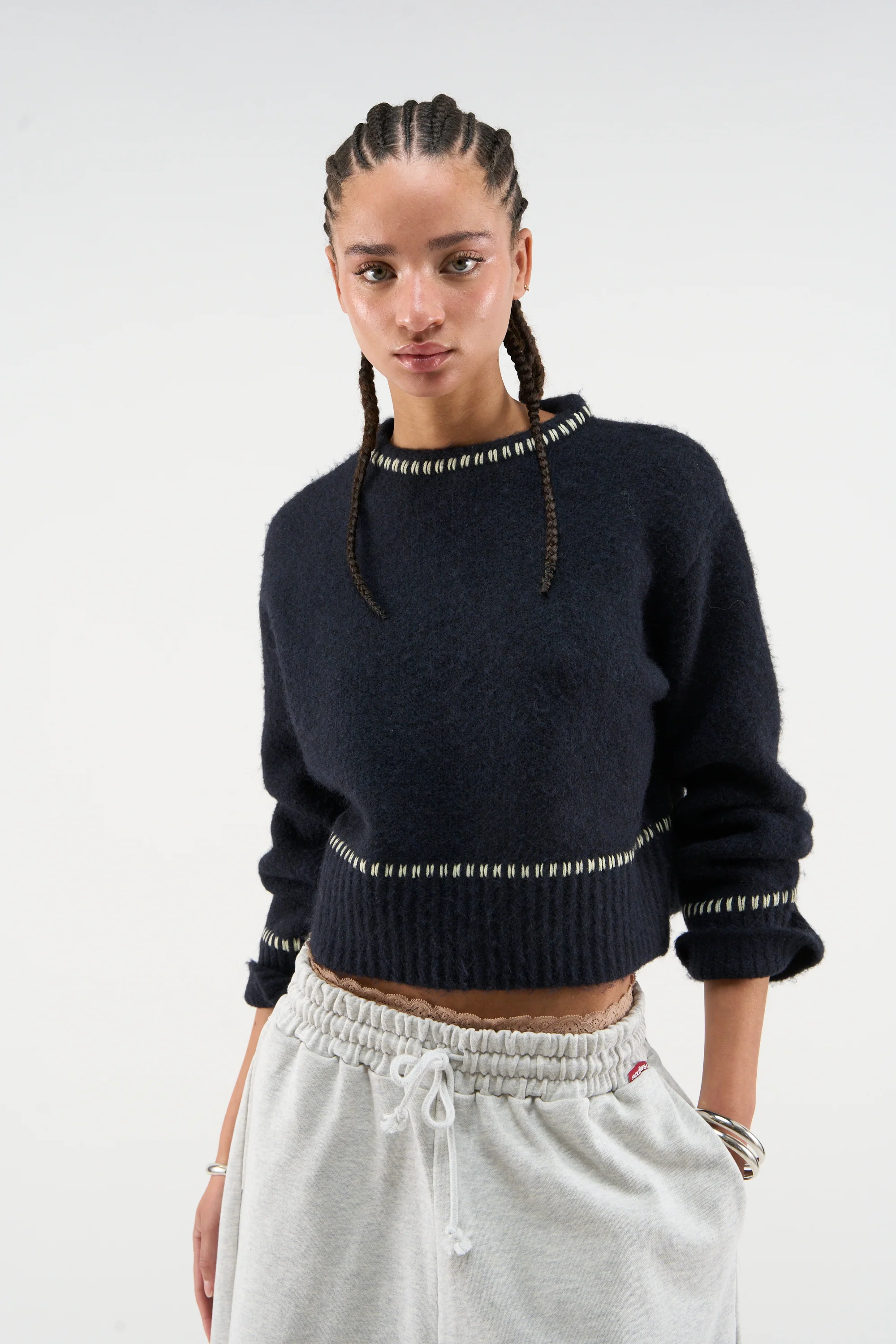 Handmade Blue Knit